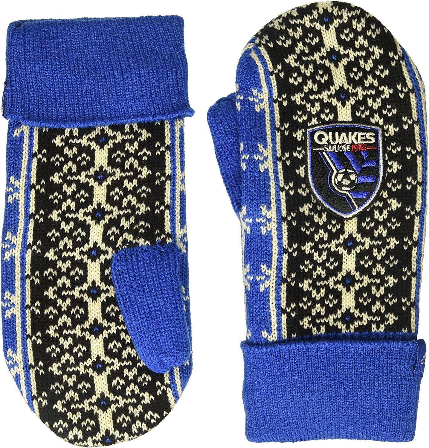 Adidas Fair Isle Mitten Apparel & Accessories > Clothing Accessories > Gloves & Mittens adidas Blue/Black One Size