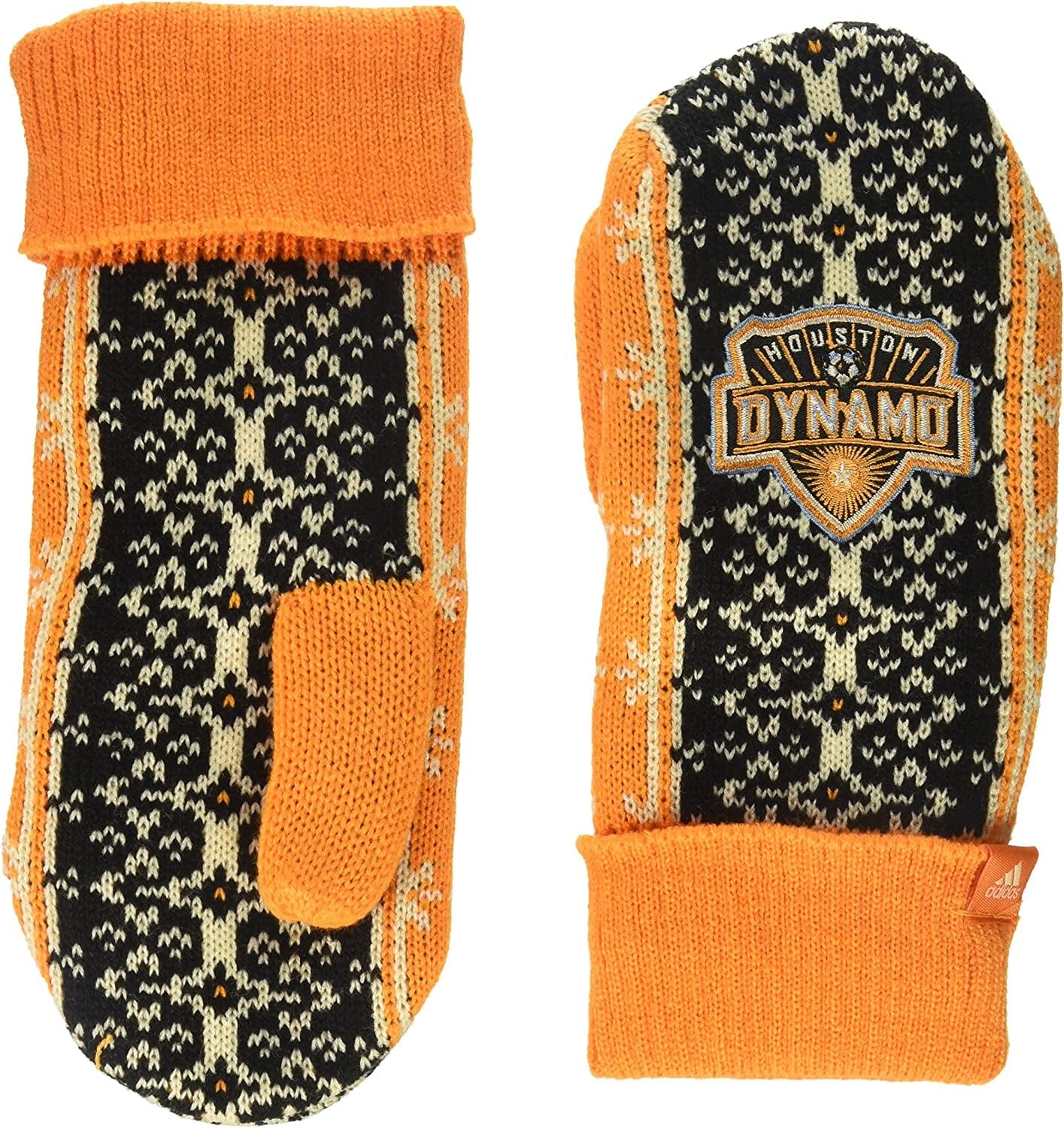 Adidas Fair Isle Mitten Apparel & Accessories > Clothing Accessories > Gloves & Mittens adidas Orange/Black One Size