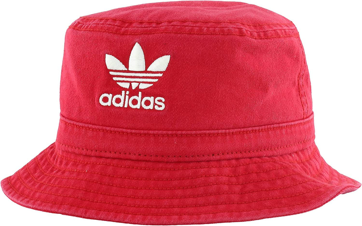 Adidas Originals Women'S Washed Bucket Hat Apparel & Accessories > Clothing Accessories > Hats adidas Scarlet/White One Size