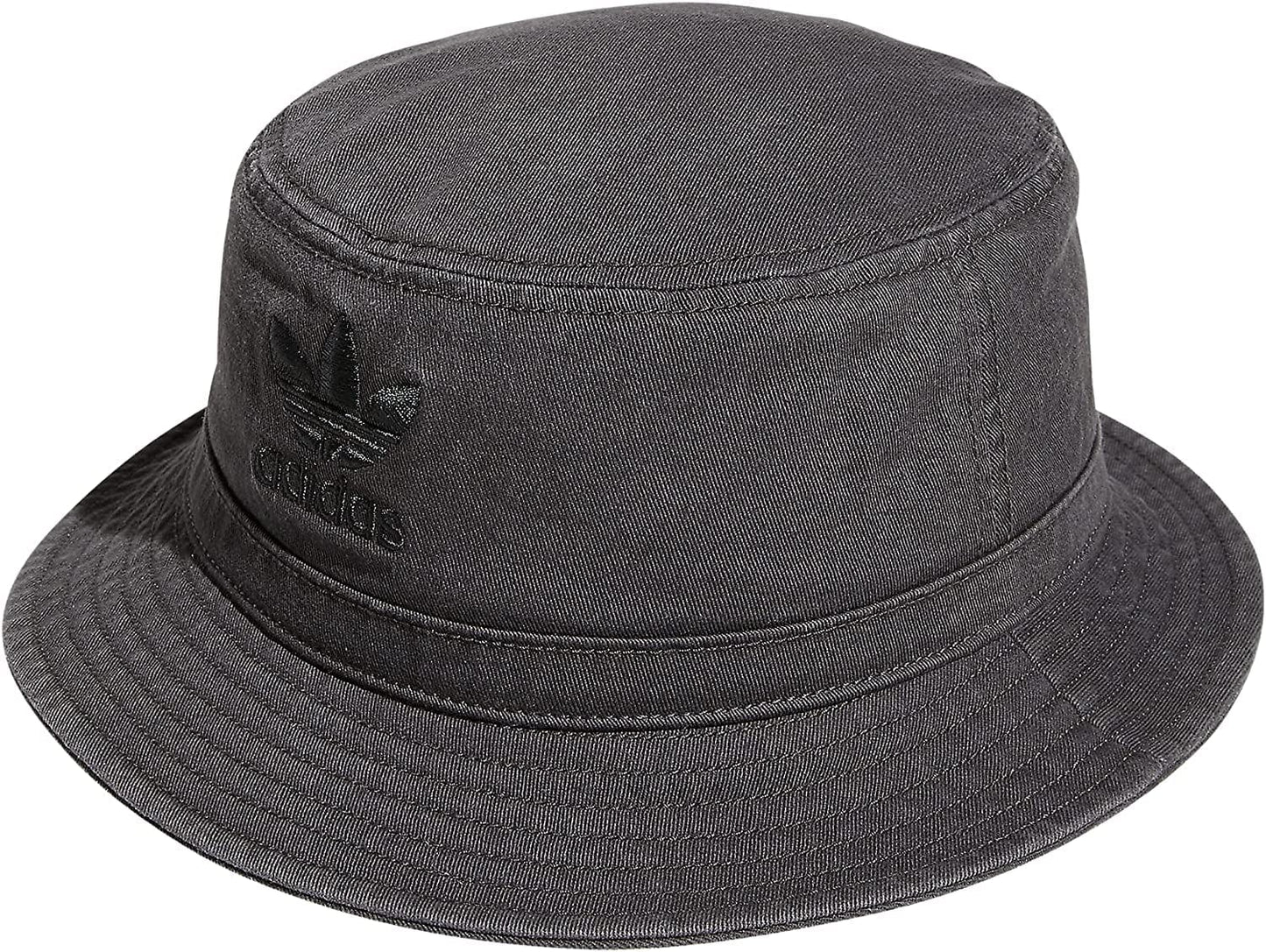 Adidas Originals Women'S Washed Bucket Hat Apparel & Accessories > Clothing Accessories > Hats adidas Carbon Grey/Black One Size