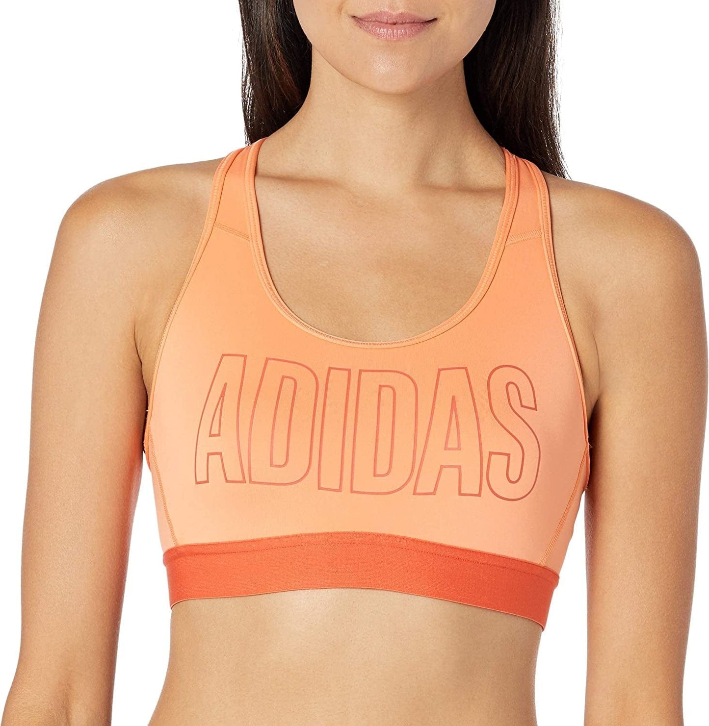 Adidas Women'S Don'T Rest Alphaskin Bra Amber Tint / XX-Large