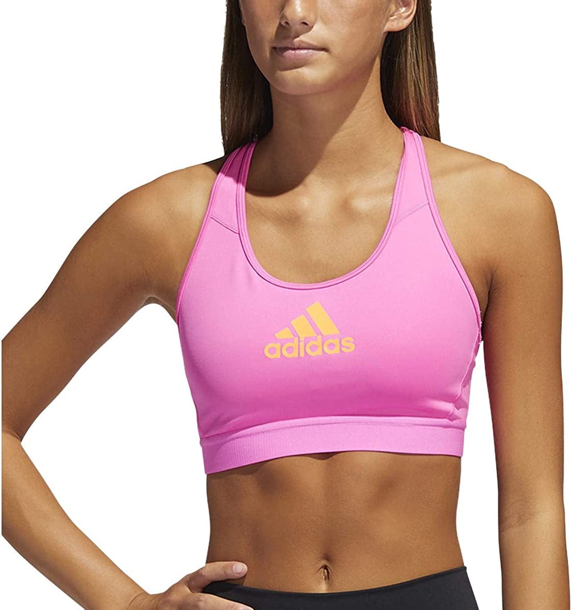 Adidas Women'S Don'T Rest Alphaskin Bra Screaming Pink/True Orange / X-Small