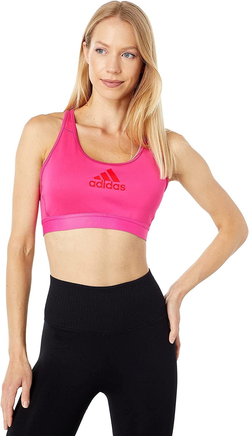 Adidas Women'S Don'T Rest Alphaskin Bra Team Real Magenta/Vivid Red / X-Large