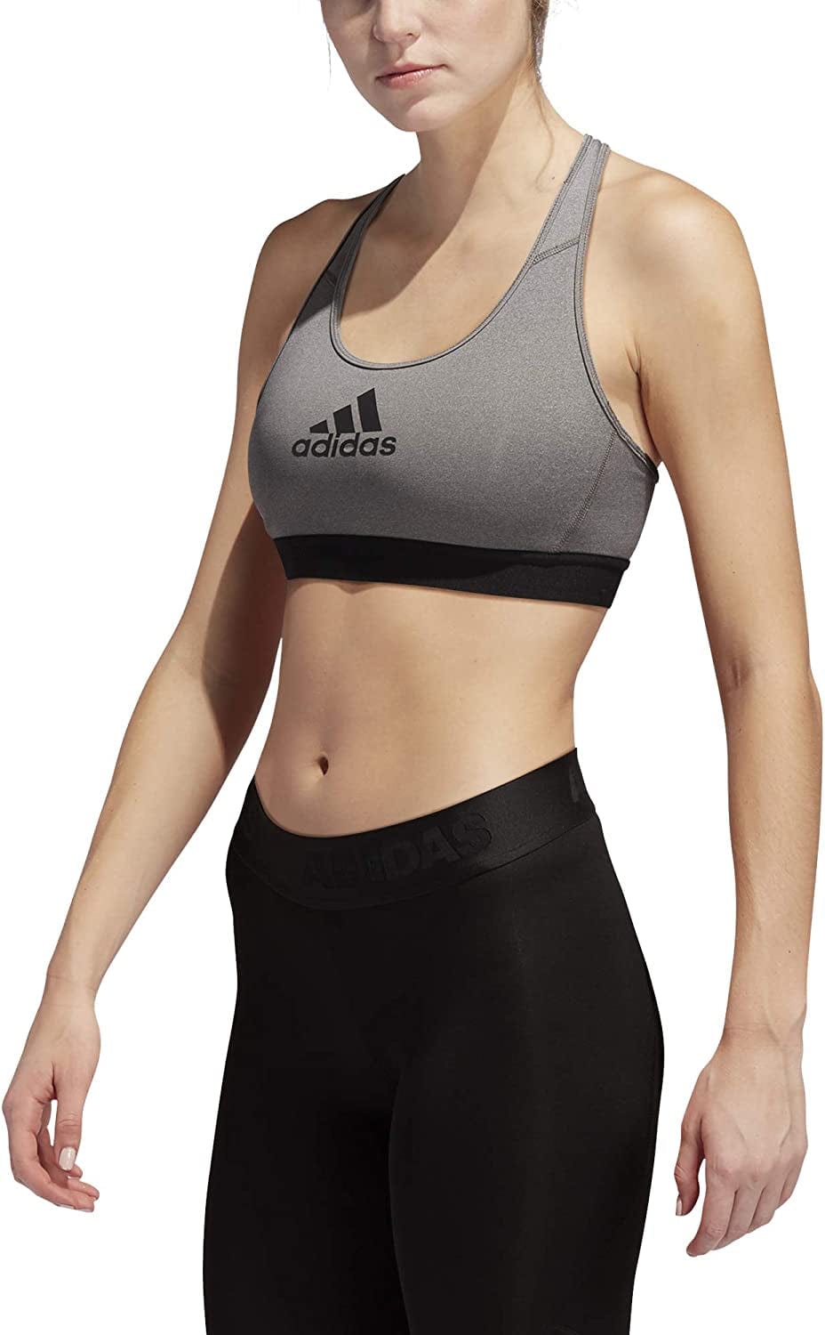 Adidas Women'S Don'T Rest Alphaskin Bra Dark Grey Heather / Medium