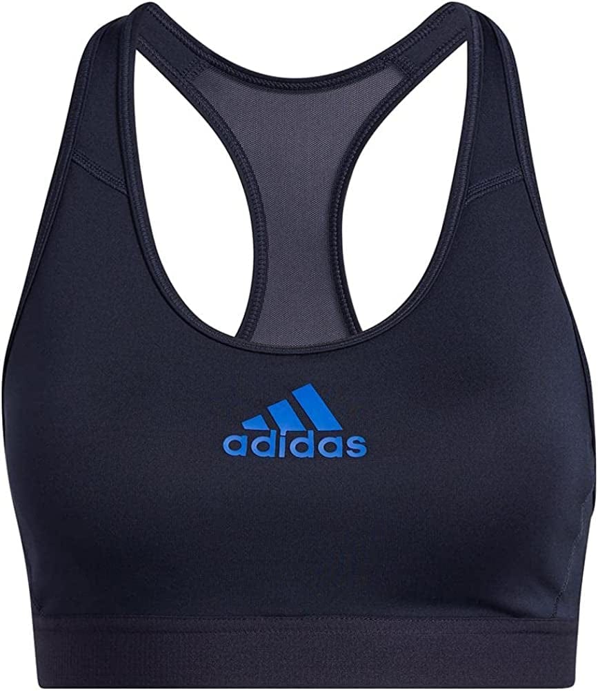 Adidas Women’S Don'T Rest Alphaskin Padded Bra Lengend Ink/Bold Blue / Small