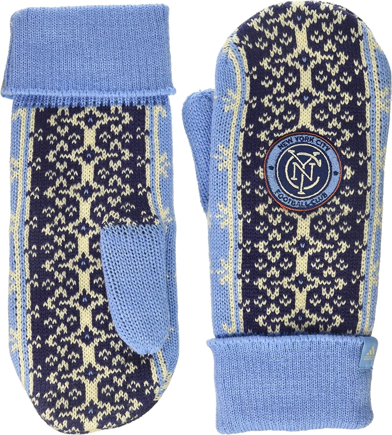 Adidas Women'S Fair Isle Mitten Apparel & Accessories > Clothing Accessories > Gloves & Mittens Adidas Licensed Division - Headwear Blue/Navy New York City FC One Size