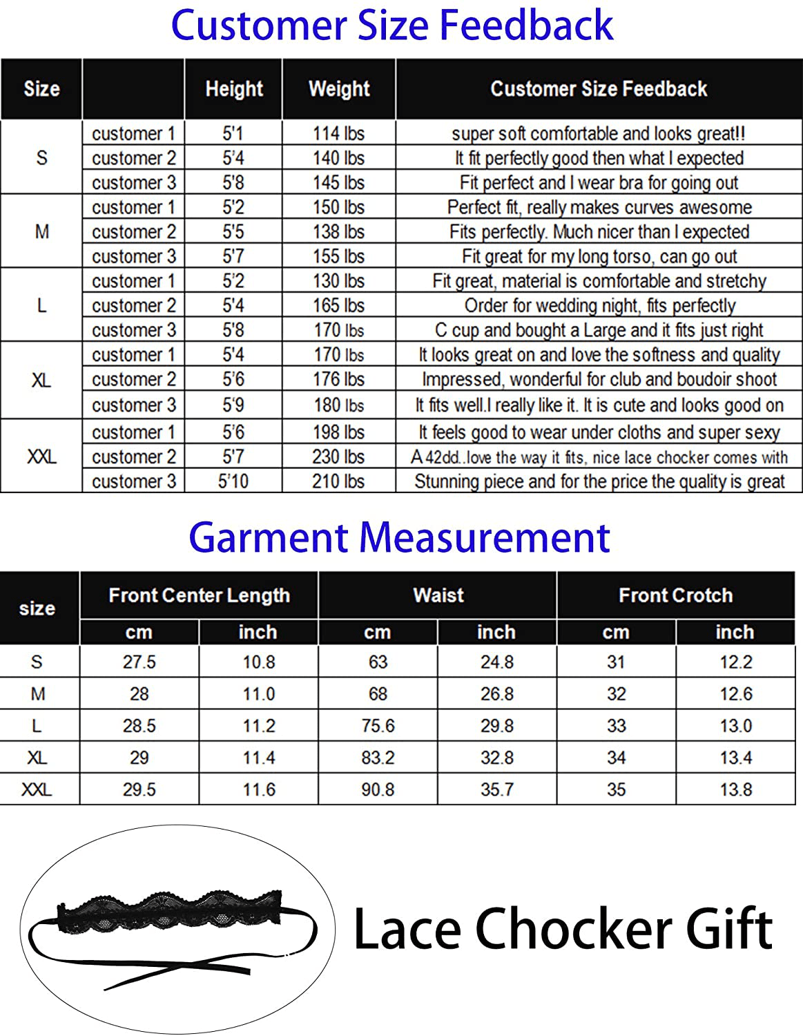 ADOME Lingerie For Women Lingerie Bodysuit Embroidered Lace Teddy with Choker One Piece Babydoll Apparel & Accessories > Clothing > Underwear & Socks > Lingerie ADOME