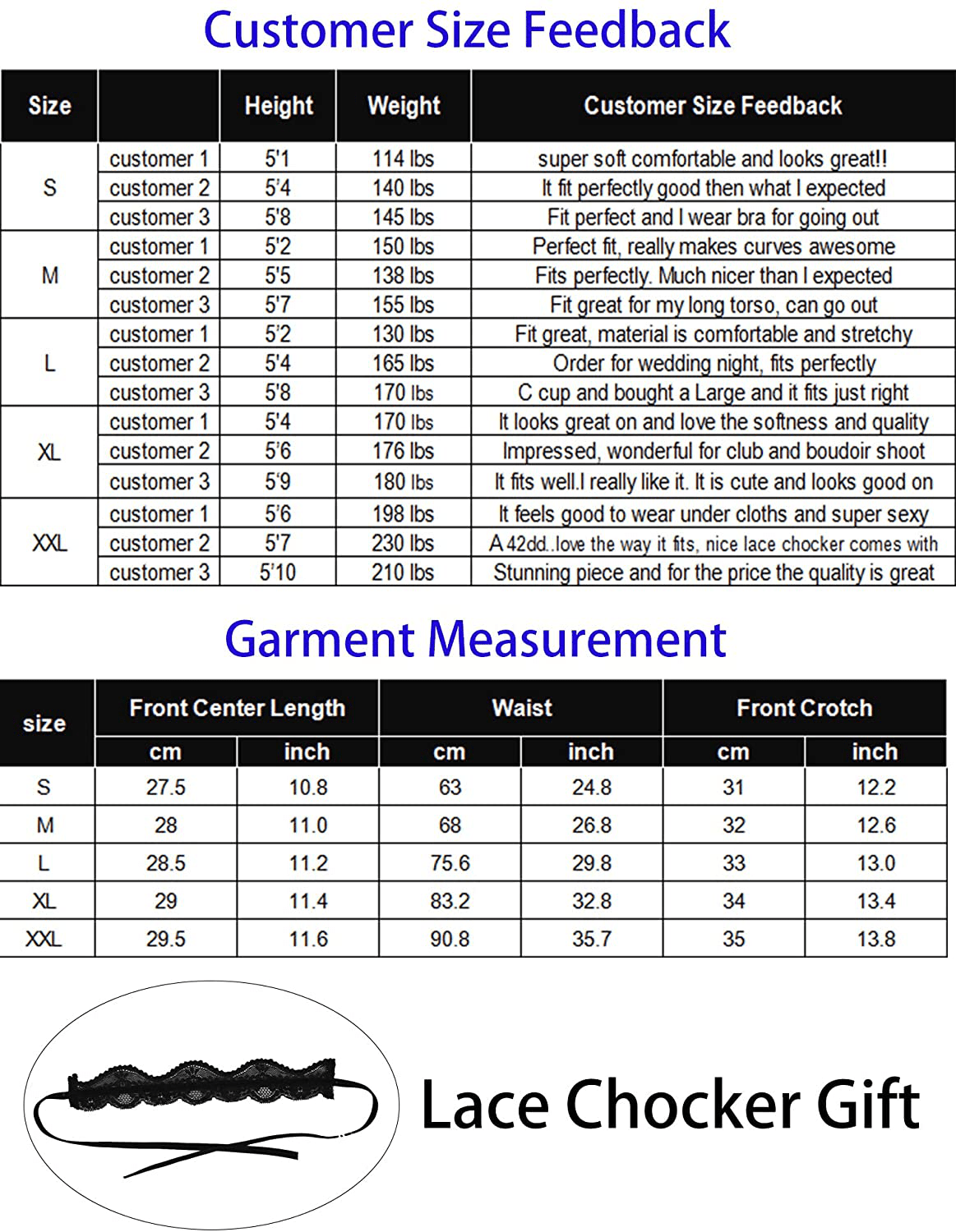 ADOME Lingerie For Women Lingerie Bodysuit Embroidered Lace Teddy with Choker One Piece Babydoll Apparel & Accessories > Clothing > Underwear & Socks > Lingerie ADOME