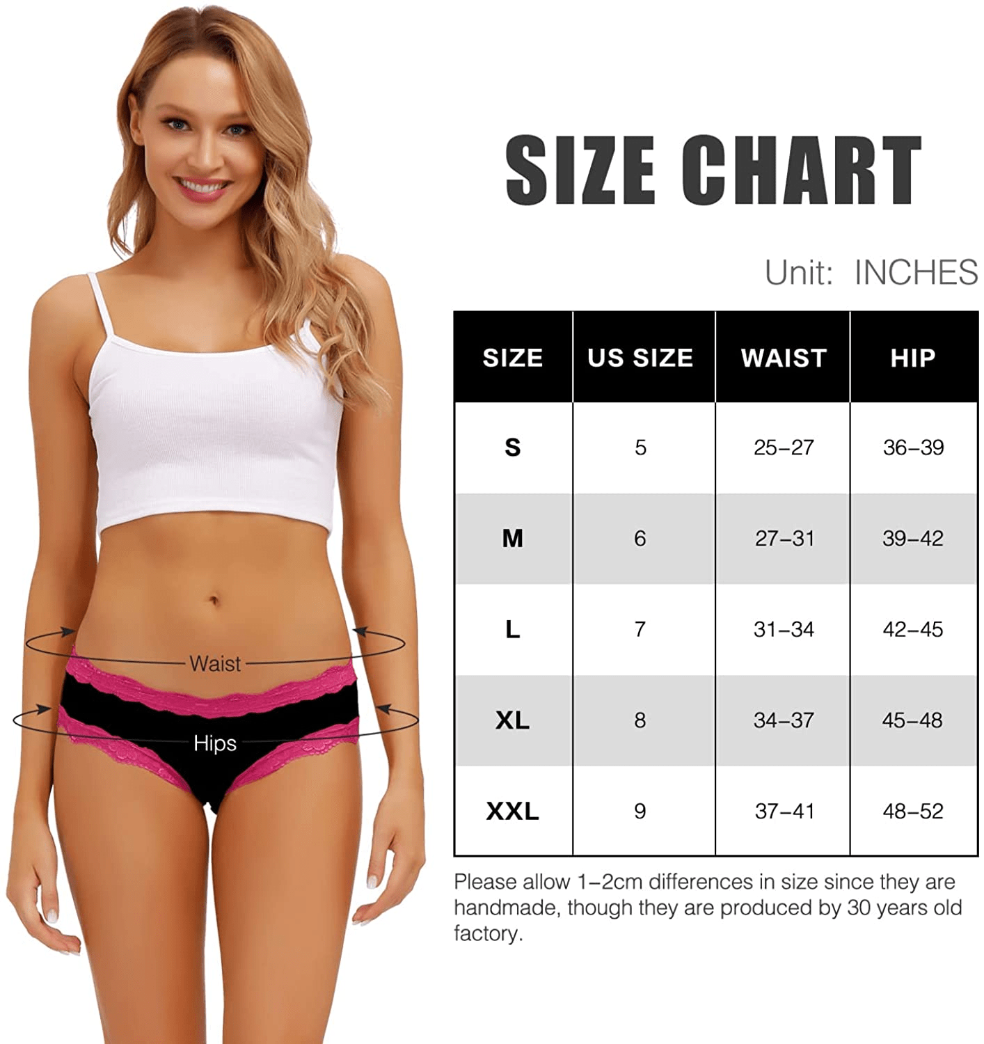 ADOVAKKER Women'S Underwear Low Rise Lady Micro Smooth Breathable Briefs Hipster Panties Multipack Apparel & Accessories > Clothing > Underwear & Socks > Underwear ADOVAKKER