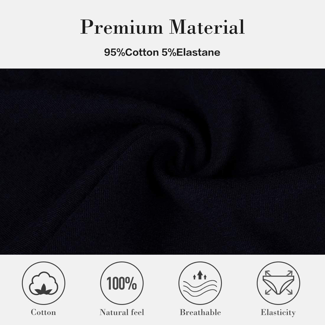 ADOVAKKER Womens Thong Cotton Sexy Lace Panties Underwear Pack Apparel & Accessories > Clothing > Underwear & Socks > Underwear ADOVAKKER