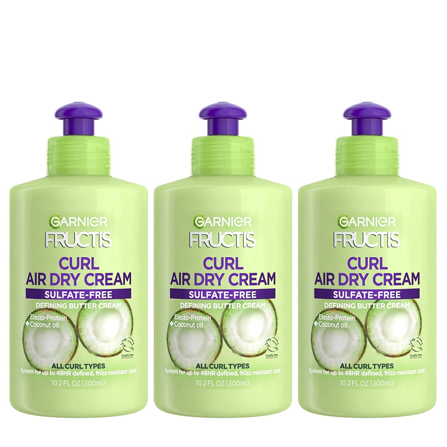 Garnier Hair Care Fructis Curl Nourish Butter Cream Leave-In Conditioner, 10.2 Ounce (Pack of 2) Health & Beauty > Personal Care > Hair Care Garnier 10.2 Fl Oz (Pack of 3)