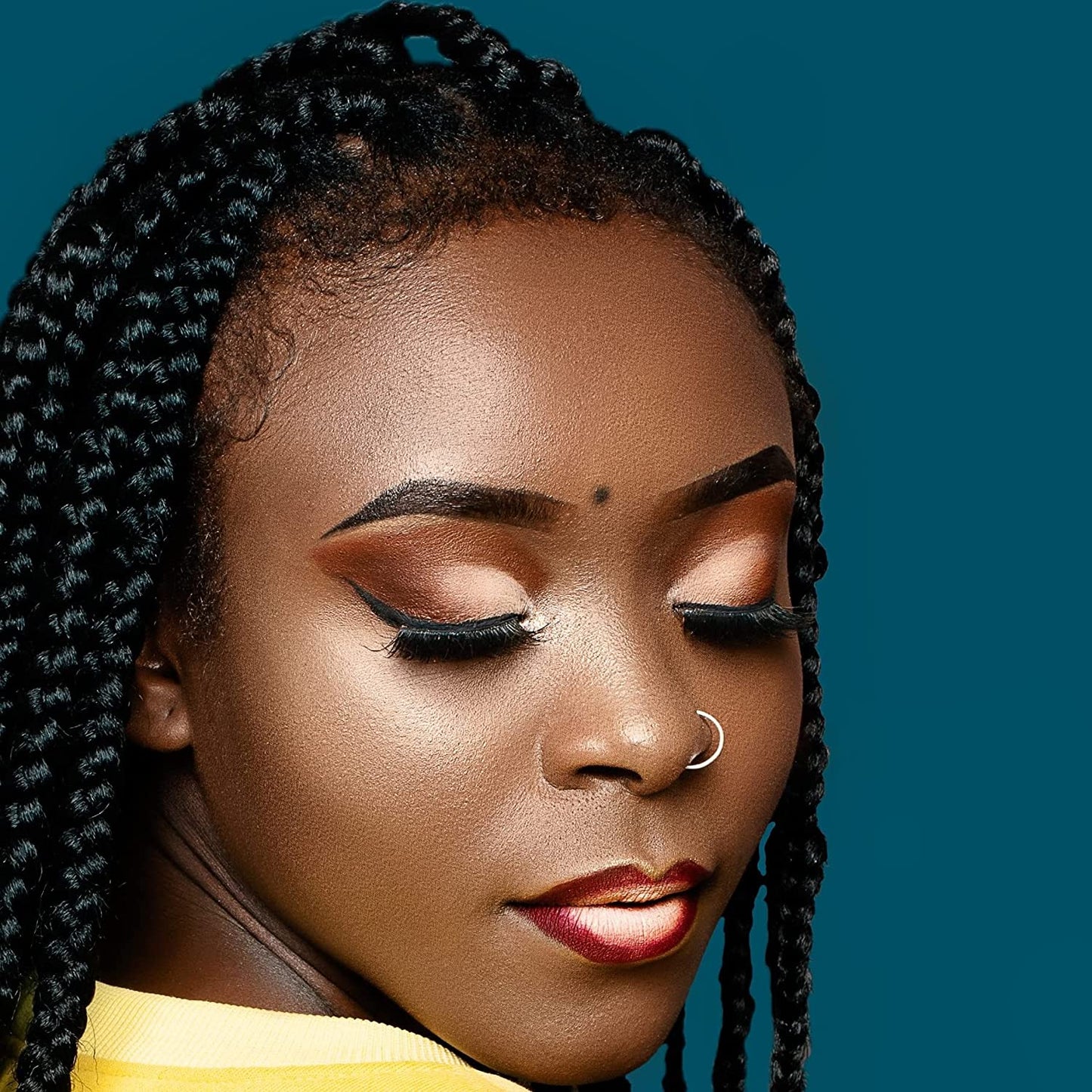 Nose Ring 2Pcs Set 925 Silver Fake Piercing Handmade Clip-On Hoop Fake Nose Ring without Piercing, Ladies Body Jewelry Fake Nose Ring Apparel & Accessories > Jewelry > Body Jewelry MEINESQIS