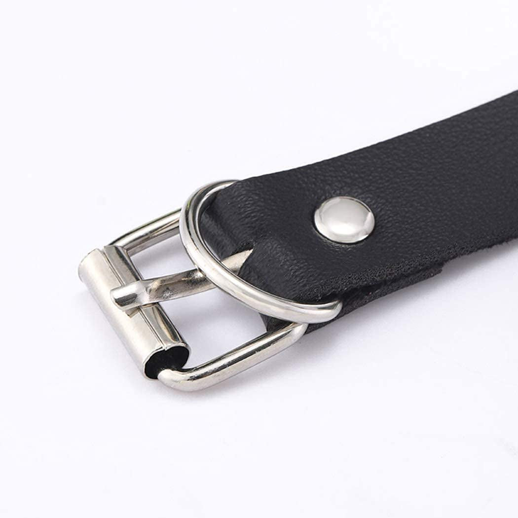 Victray Punk Black Waist Chain Belt Leather Layered Belly Body Chains Rave Body Jewelry Accessories for Women and Girls Apparel & Accessories > Jewelry > Body Jewelry Victray