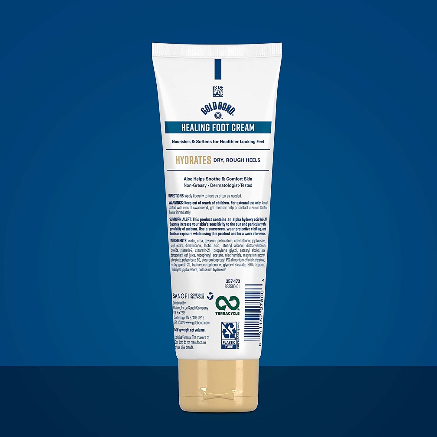 Gold Bond Ultimate Healing Foot Cream with Aloe, Heals Dry, Rough Heels, 4 Oz. (Pack of 4). Health & Beauty > Personal Care > Foot Care Gold Bond