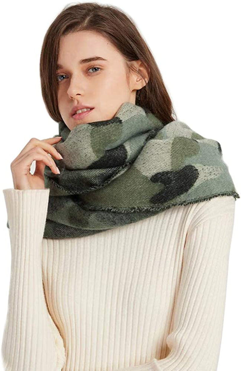 GERINLY Scarves - Lightweight Summer Travel Scarf Camouflage Print Shawl Wrap Apparel & Accessories > Clothing Accessories > Scarves & Shawls GERINLY T-camo