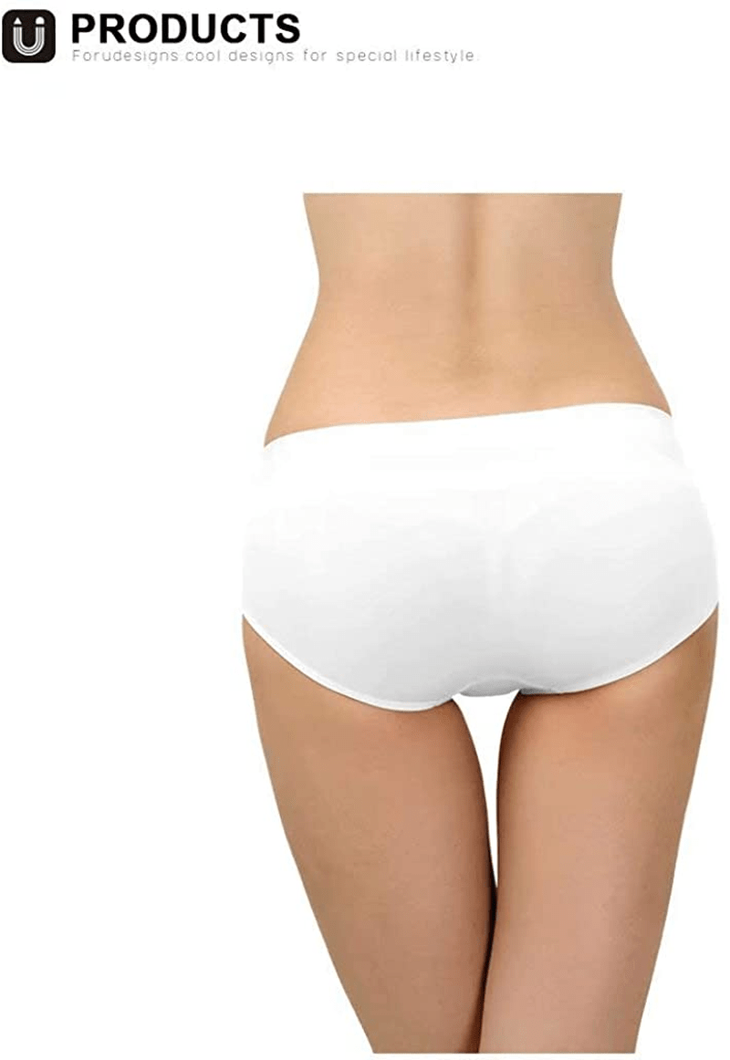 AFPANQZ Womens Underwear Mid Waist Brief Ladies Panties Seamless Breathable Lingerie 3 Pack plus Size Apparel & Accessories > Clothing > Underwear & Socks > Underwear AFPANQZ