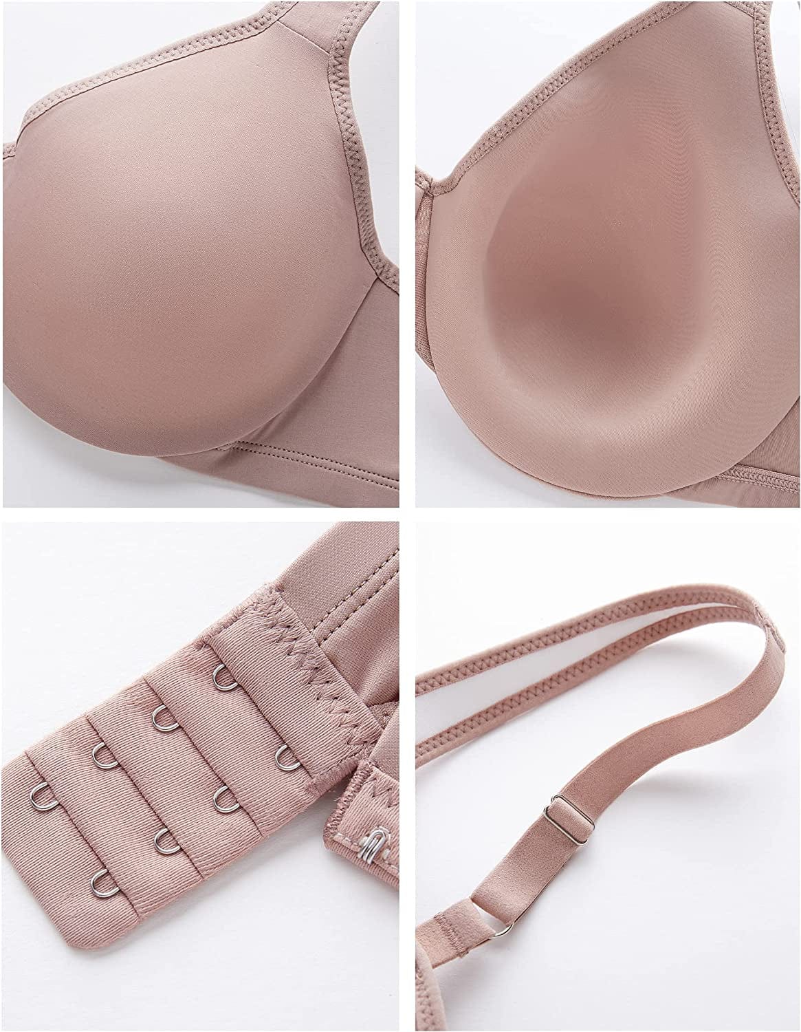 AILIVIN Underwire Women'S Minimizer Full Figure Bras Smooth Full Coverage Seamless Non Padded Cups Bra