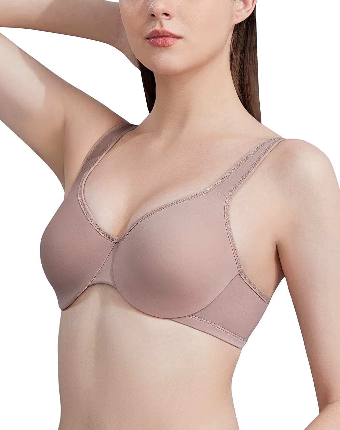 AILIVIN Underwire Women'S Minimizer Full Figure Bras Smooth Full Coverage Seamless Non Padded Cups Bra