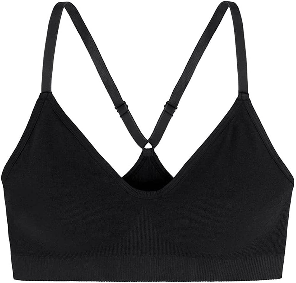 Air Lite Women'S Full Cup Light Padded Seam Free Wireless Bralette D01478M Light Padded - Black - Revive / Medium