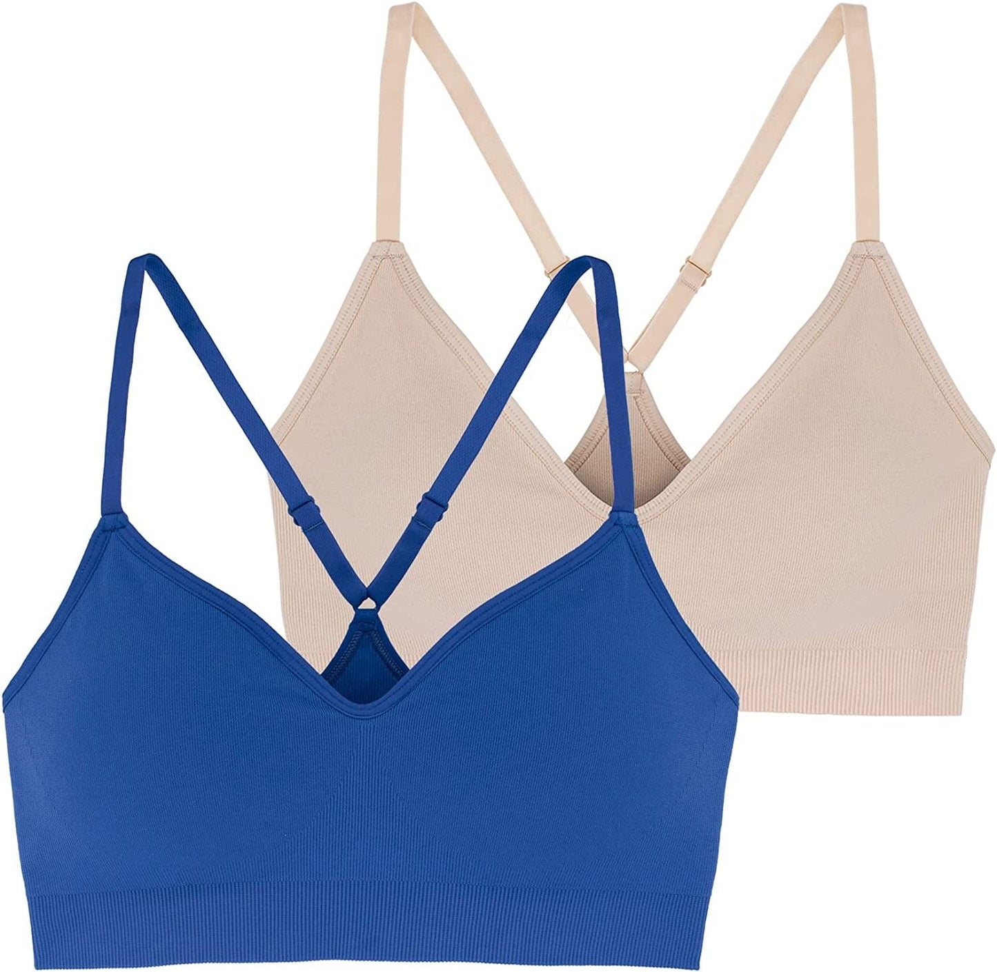 Air Lite Women'S Full Cup Light Padded Seam Free Wireless Bralette D01478M