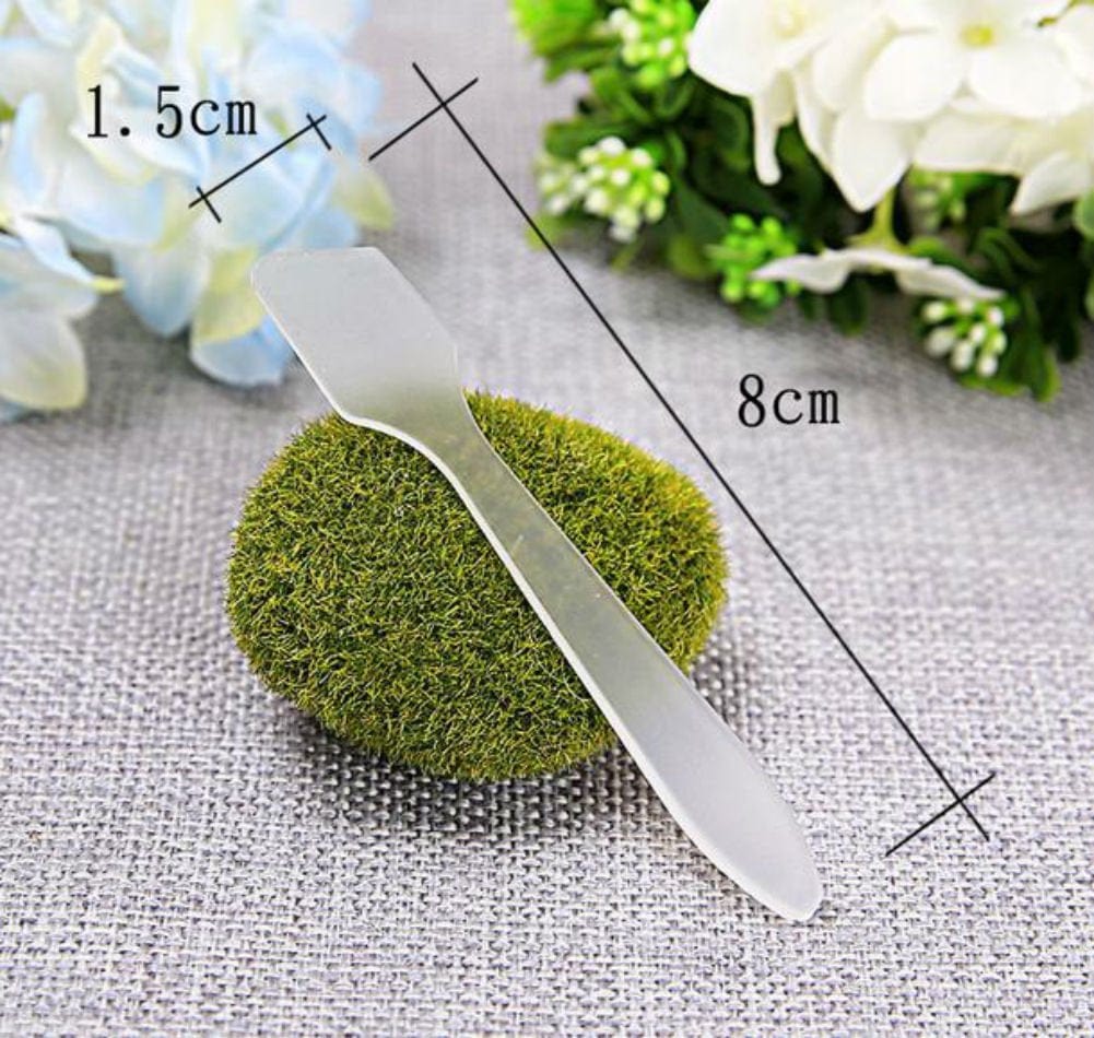 AKOAK 100 Pcs DIY Plastic Facial Face Stick Cream Mixing Spatulas Spoon Makeup Cosmetic Make up Tools Health & Beauty > Personal Care > Cosmetics > Cosmetic Tools > Makeup Tools AKOAK