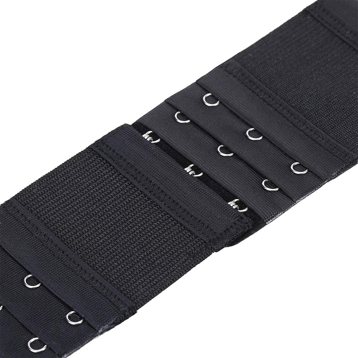 Akstore 6 Pieces Women'S Soft Comfortable Elastic Bra Extenders Bra Extension Strap 3 Hook 3 Row Lady'S Bra Extender Bra Band