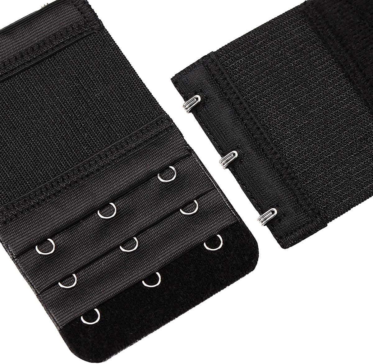 Akstore 6 Pieces Women'S Soft Comfortable Elastic Bra Extenders Bra Extension Strap 3 Hook 3 Row Lady'S Bra Extender Bra Band