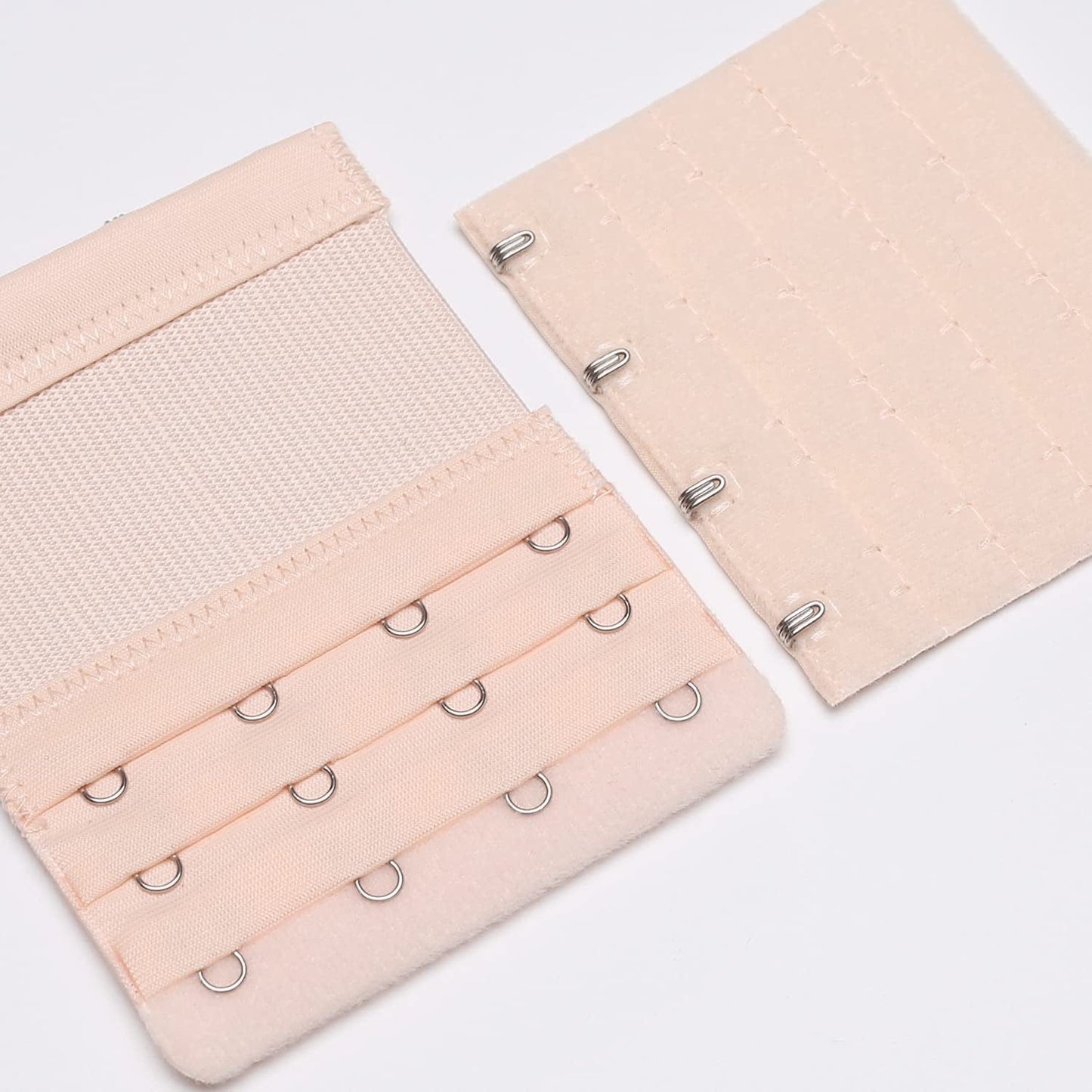 Akstore 6 Pieces Women'S Soft Comfortable Elastic Bra Extenders Bra Extension Strap 4 Hook 3 Row Lady'S Bra Extender Bra Band