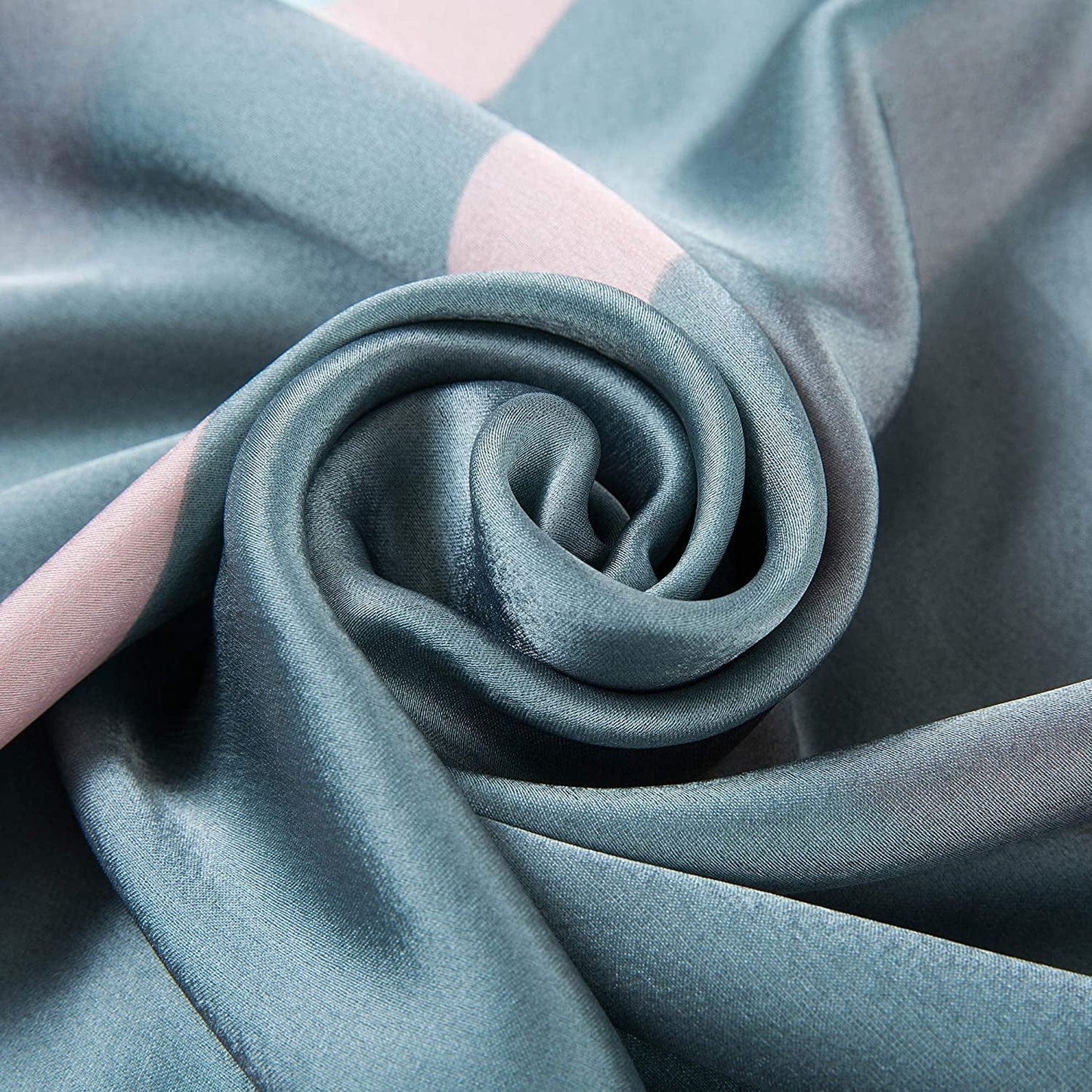 ALBERTO CABALE Silk Scarf Women Anti-Allergy Fashion Elegant Floral Shawl Gift for Ladies Apparel & Accessories > Clothing Accessories > Scarves & Shawls Generic