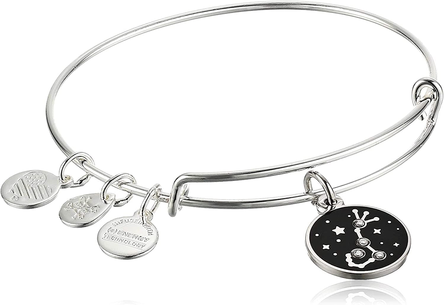 Alex and Ani Zodiac Expandable Bangle for Women, Zodiacs Charms, Black Epoxy and Crystals, Shiny Finish, 2 to 3.5 In Apparel & Accessories > Jewelry > Bracelets Alex and Ani Scorpio