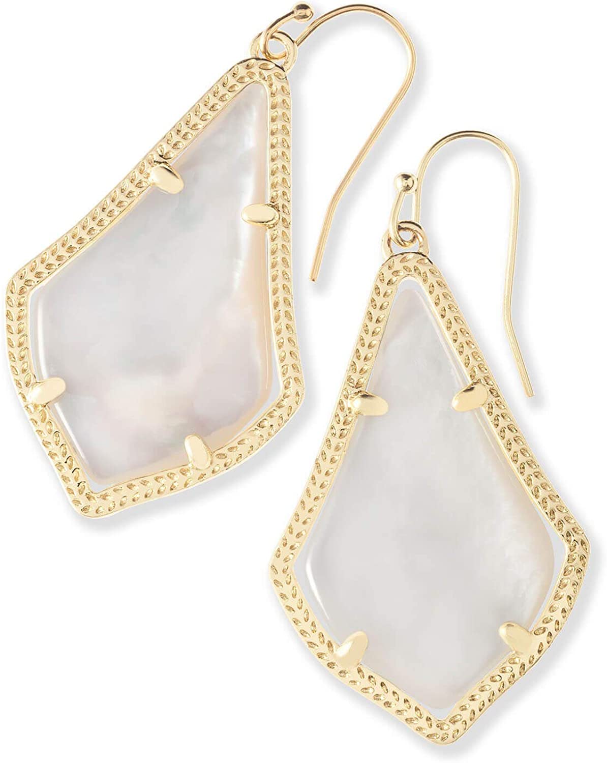 Alex Drop Earrings for Women, Fashion Jewelry GOLD - IVORY MOTHER OF PEARL
