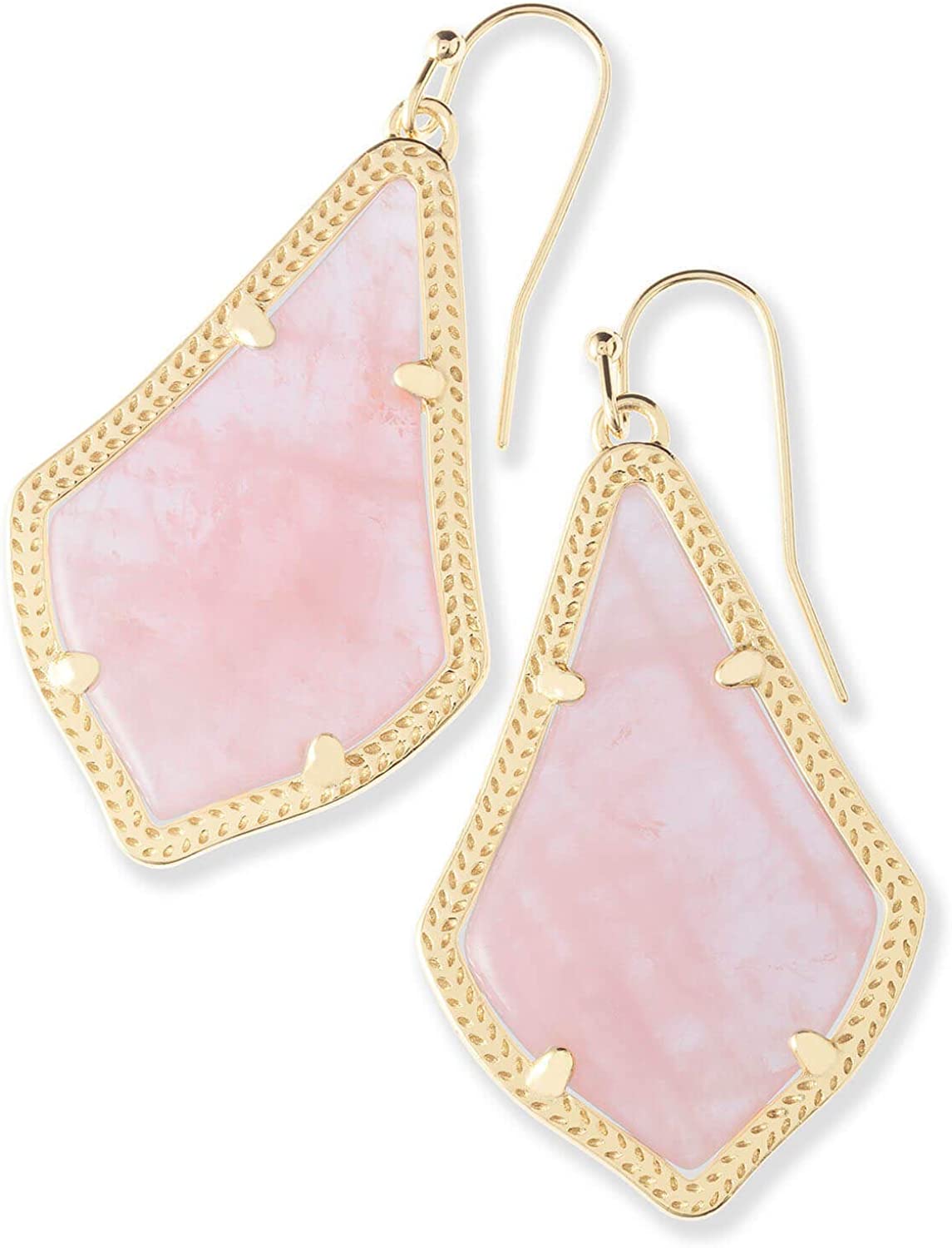Alex Drop Earrings for Women, Fashion Jewelry GOLD - ROSE QUARTZ