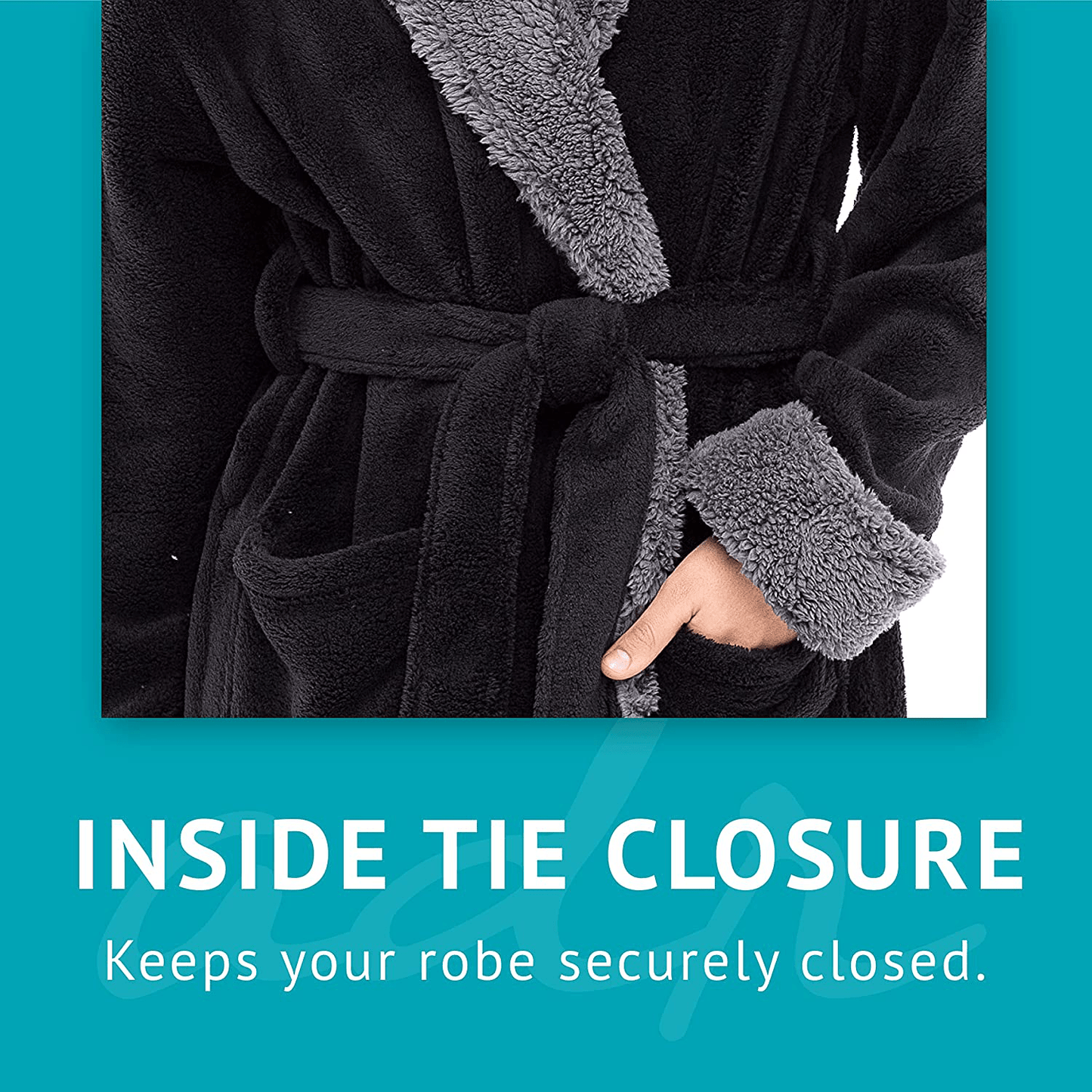 Alexander Del Rossa Women'S Warm Fleece Robe with Hood, Long Plush Sherpa Bathrobe for Winter Apparel & Accessories > Clothing > Sleepwear & Loungewear > Robes Kylie Max