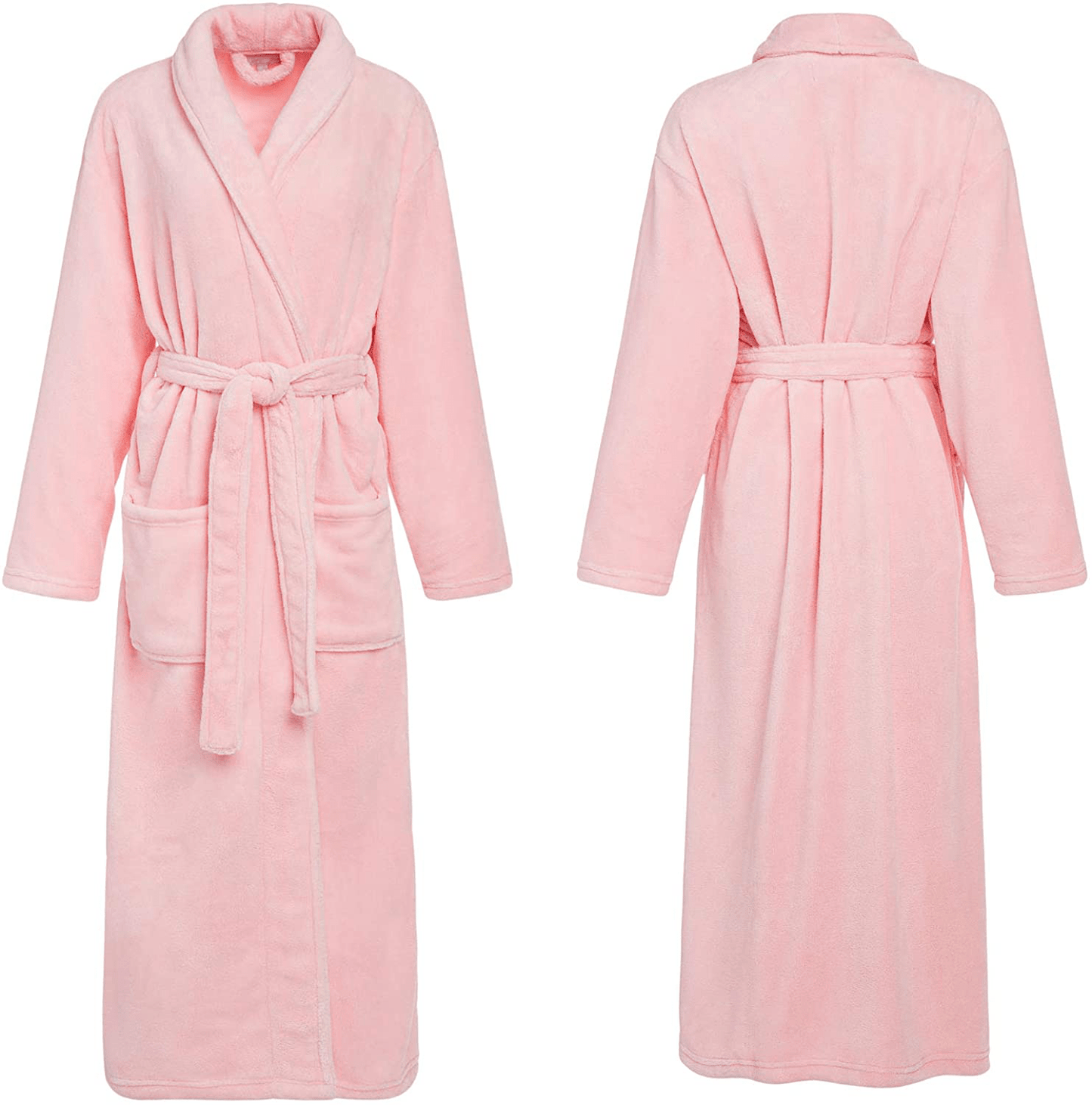 Alexander Del Rossa Women'S Warm Fleece Winter Robe, Long Plush Bathrobe Apparel & Accessories > Clothing > Sleepwear & Loungewear > Robes Kylie Max