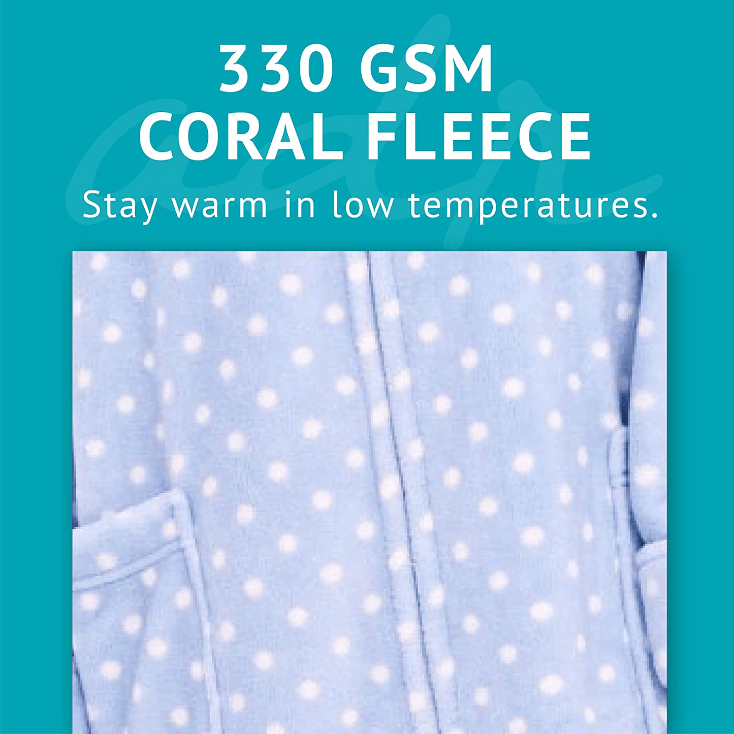 Alexander Del Rossa Women'S Zip up Fleece Robe, Warm Loose Zipper Bathrobe Apparel & Accessories > Clothing > Sleepwear & Loungewear > Robes Kylie Max