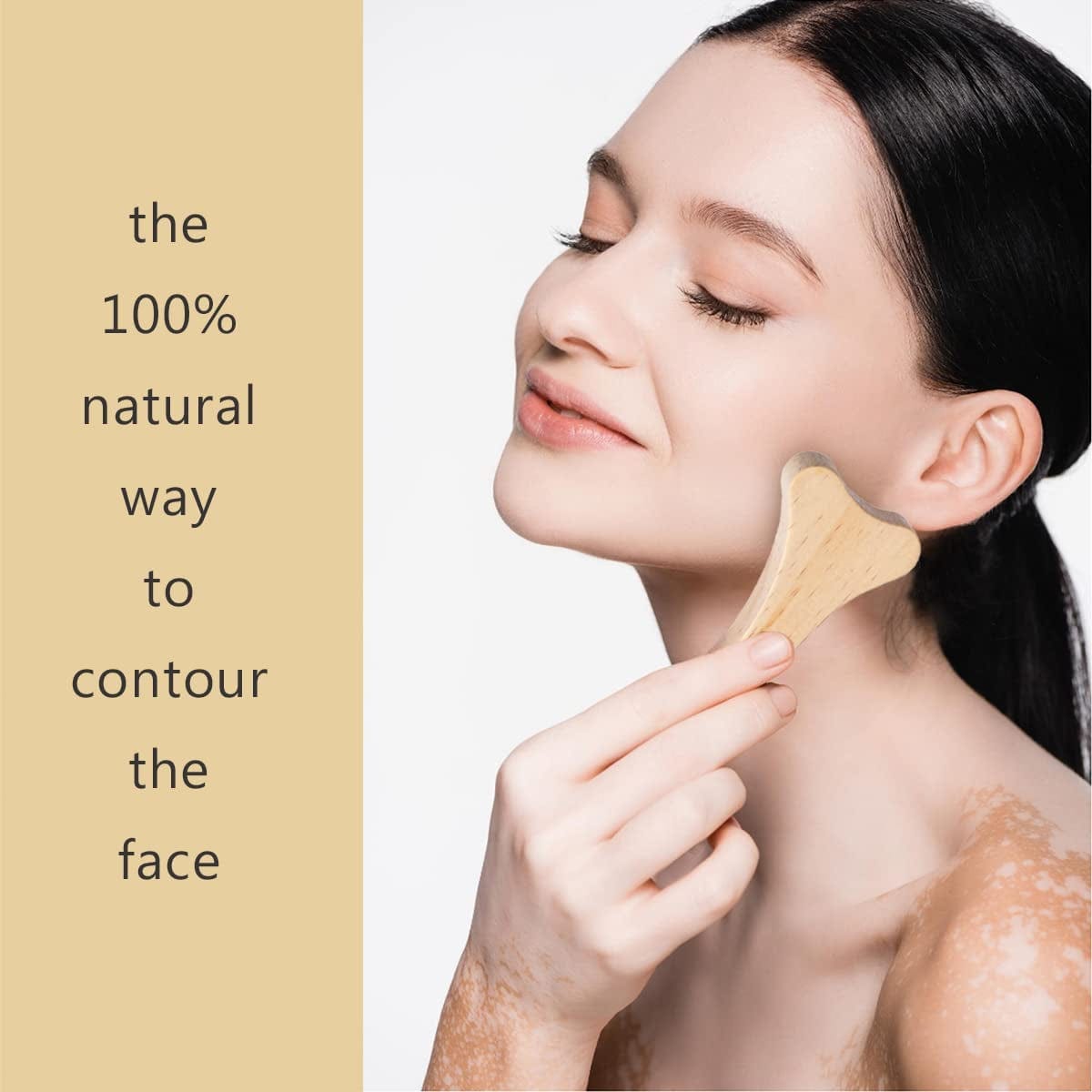 Allshow Wood Facial Therapy Kit, Wooden Face Massage Tool Set, Wooden Massage Cups, Lymphatic Drainage Tool, 5 PCS Maderoterapia Kit Health & Beauty > Personal Care > Cosmetics > Cosmetic Tools > Skin Care Tools Allshow