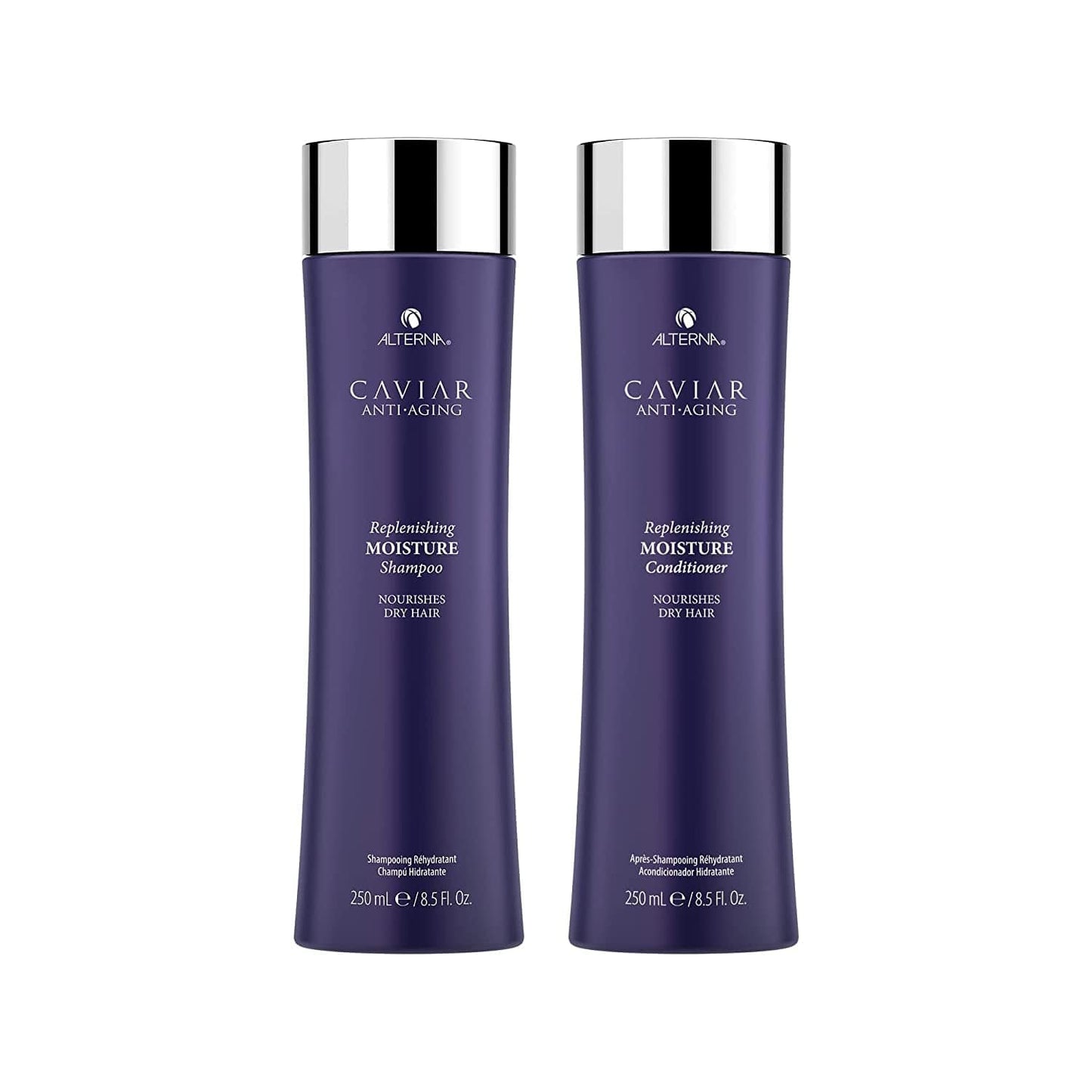 Alterna Caviar Anti-Aging Replenishing Moisture Shampoo | for Dry, Brittle Hair | Protects, Restores & Hydrates | Sulfate Free Health & Beauty > Personal Care > Hair Care Alterna Haircare Combo Shampoo & Conditioner 8.5 Fl Oz (Pack of 2)
