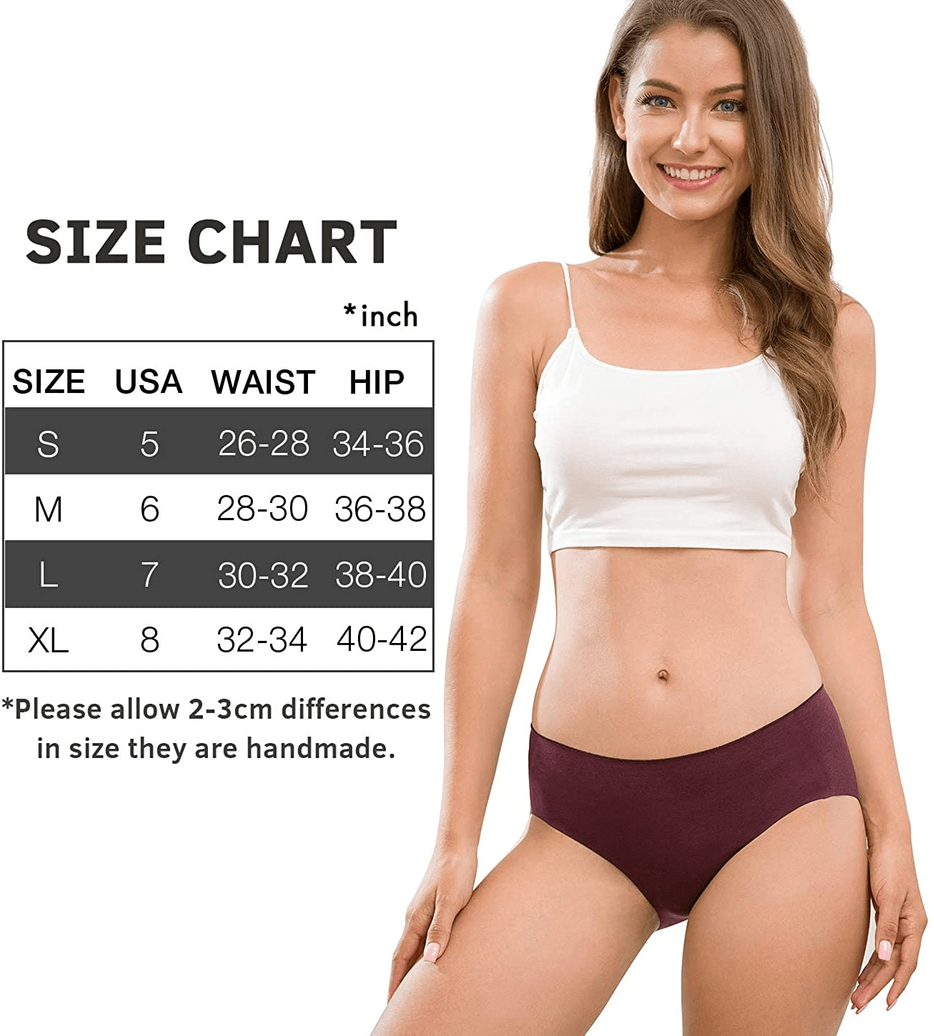 Altheanray Womens Underwear Seamless Cotton Briefs Panties for Women 6 Pack Apparel & Accessories > Clothing > Underwear & Socks > Underwear Altheanray