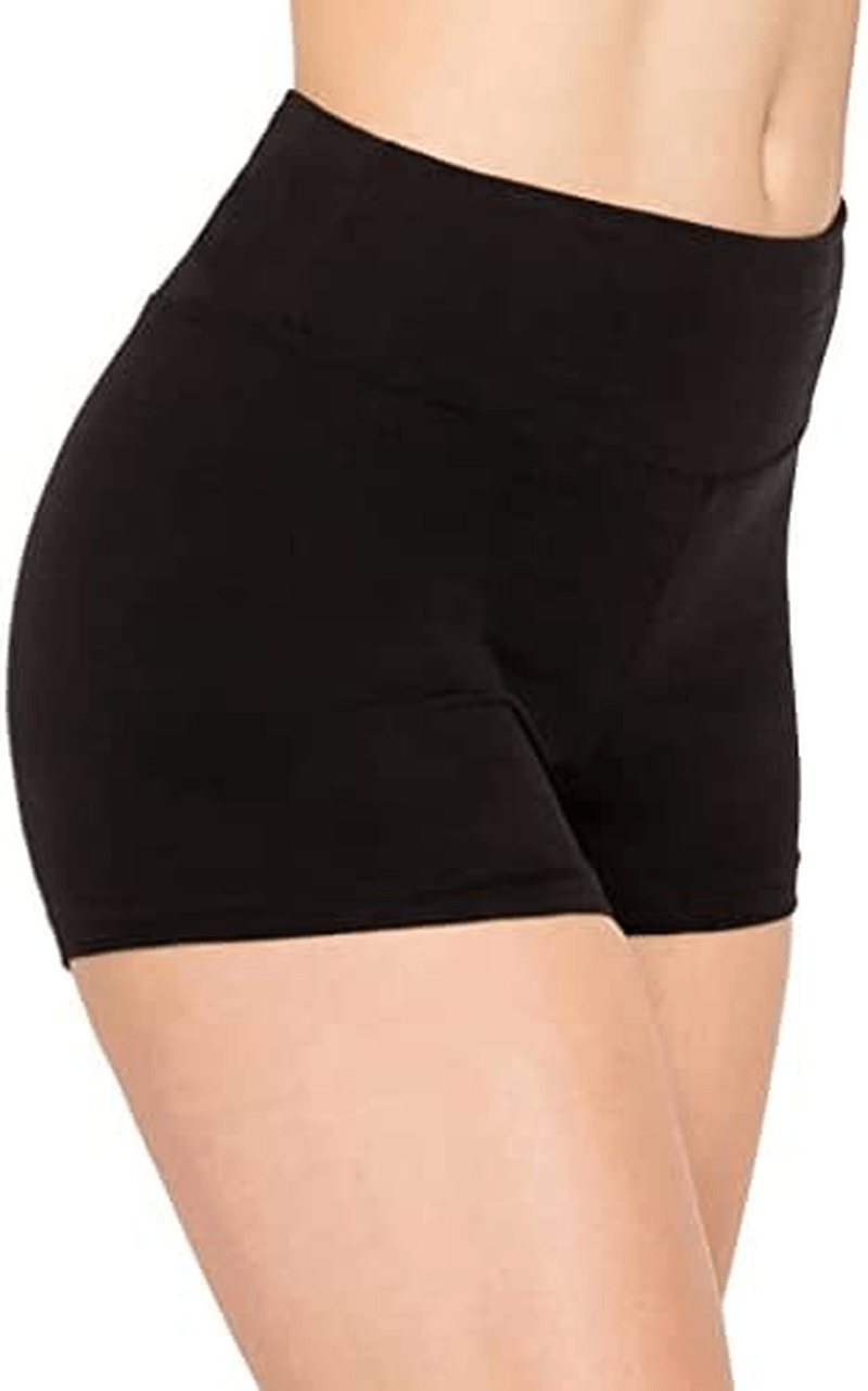 ALWAYS Women Workout Yoga Shorts - Premium Buttery Soft Solid Stretch Cheerleader Running Dance Volleyball Short Pants Apparel & Accessories > Clothing > Shorts Kylie Max