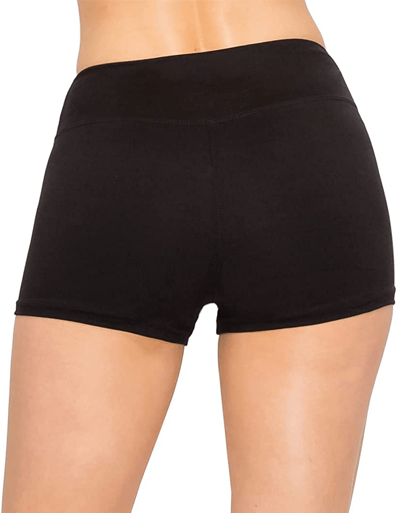 ALWAYS Women Workout Yoga Shorts - Premium Buttery Soft Solid Stretch Cheerleader Running Dance Volleyball Short Pants Apparel & Accessories > Clothing > Shorts Kylie Max