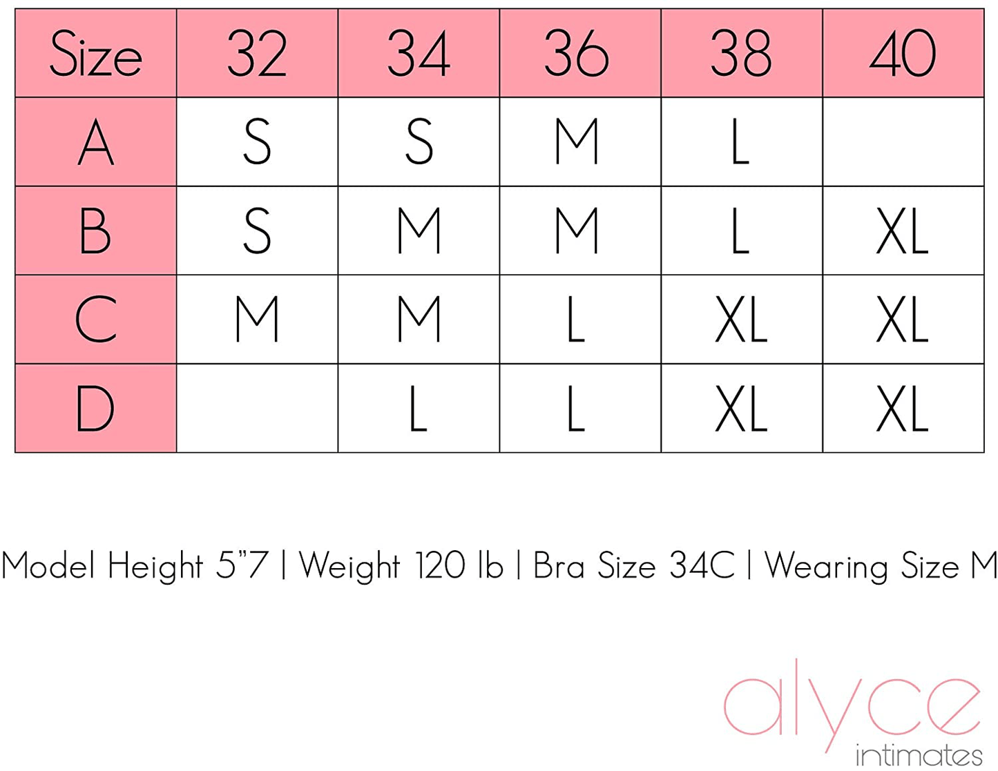 Alyce Intimates Seamless Womens Bra, Pack of 5 Apparel & Accessories > Clothing > Underwear & Socks > Bras Kylie Max