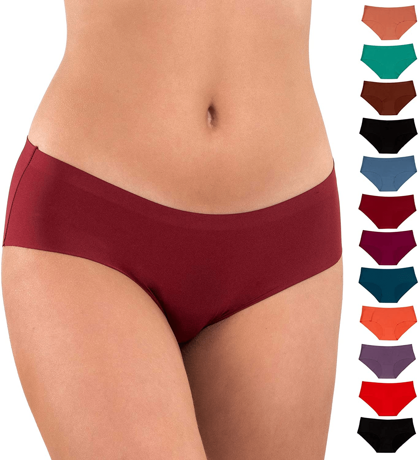 Alyce Intimates Women'S Laser Cut Bikini 12 Pack, Assorted Colors Apparel & Accessories > Clothing > Underwear & Socks > Underwear Alyce Ives Intimates