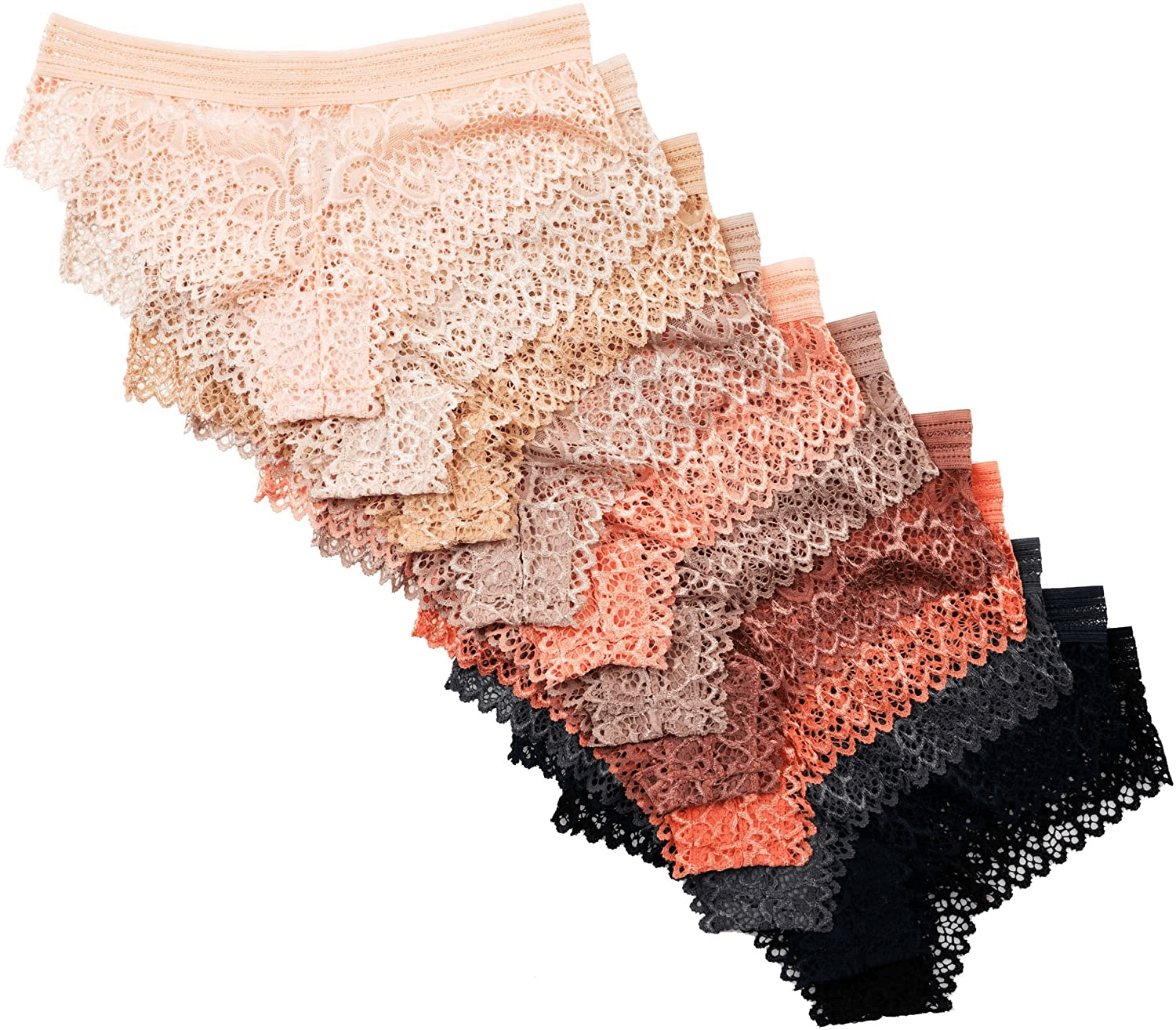 Alyce Ives Intimates 12 Pack Womens Lace Bikini Assorted Colors Apparel & Accessories > Clothing > Underwear & Socks > Underwear Alyce Ives Intimates