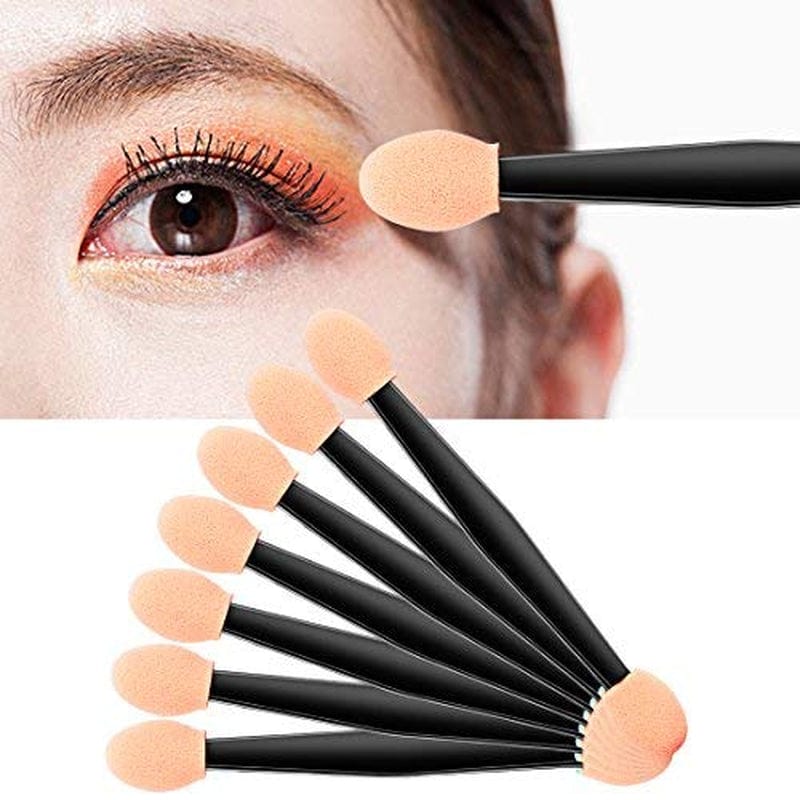 Amariver 200 Pack Disposable Eyeshadow Brush Sponge Tipped Oval Makeup Tool Dual Sides Eyeshadow Brush Comestic Applicator for Girls Lady Women Daily Beauty(Black) Health & Beauty > Personal Care > Cosmetics > Cosmetic Tools > Makeup Tools Amariver
