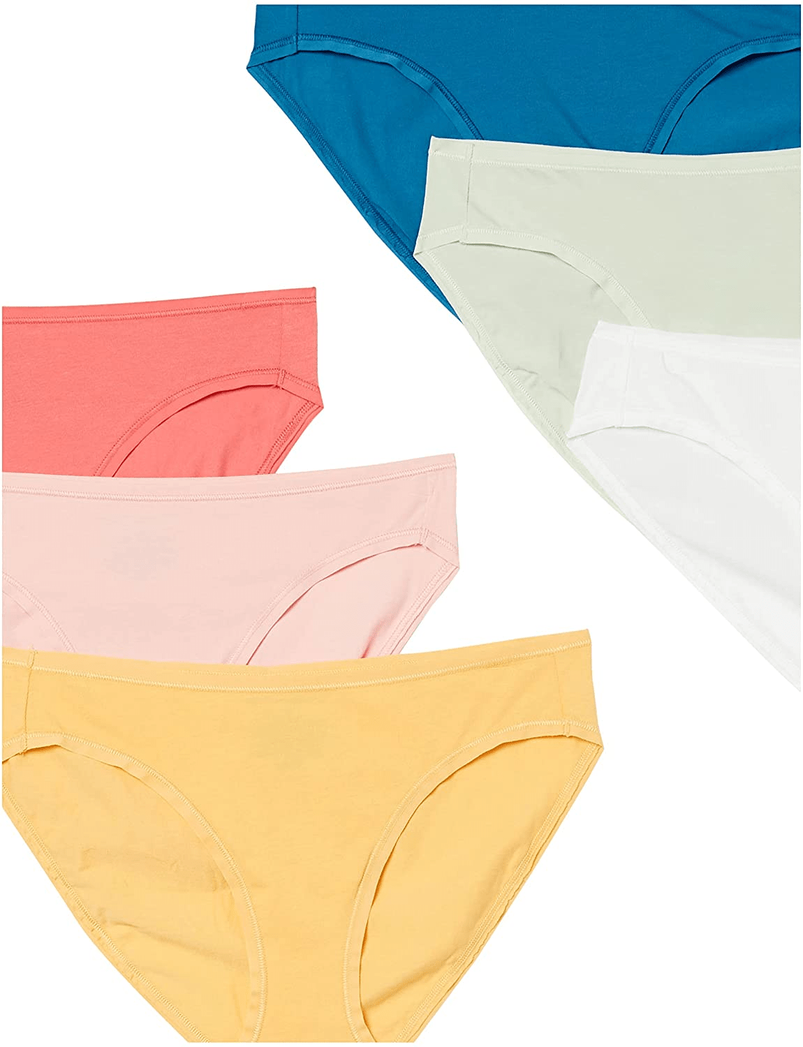 Amazon Essentials Women'S Cotton Bikini Brief Underwear, Multipacks Apparel & Accessories > Clothing > Underwear & Socks > Underwear KYLIE MAX