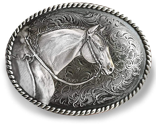 American Quarter Horse Western Belt Buckle, Unisex Buckle Apparel & Accessories > Clothing Accessories > Belt Buckles Horse Lady Gifts