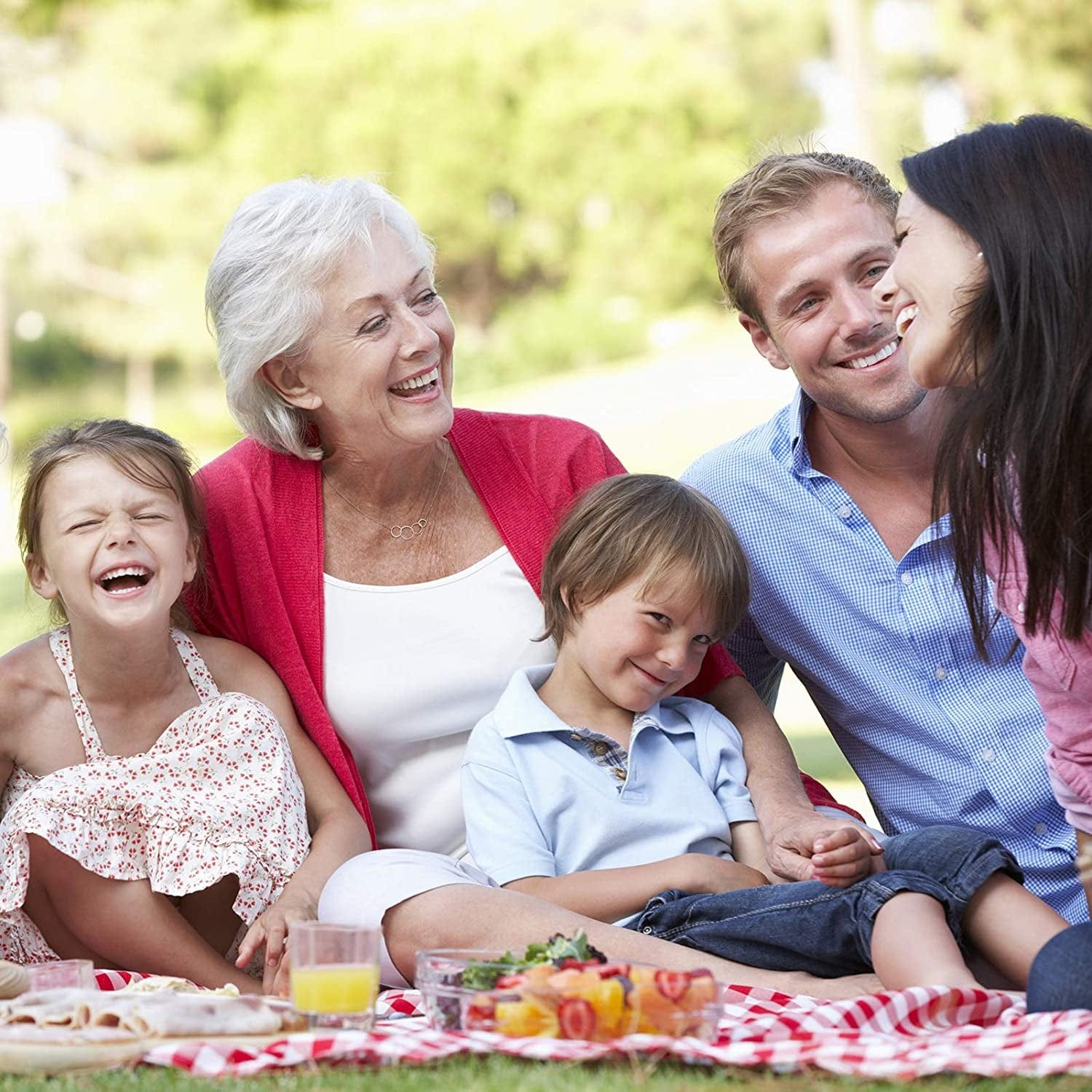 Analysisylove Four Generations Necklace for Great Grandma Gifts - Sterling Silver 4 Circle Infinity Necklaces for Women, Mom Gift, Mothers Day Jewelry, Grandmother Birthday Gifts from Grandchildren