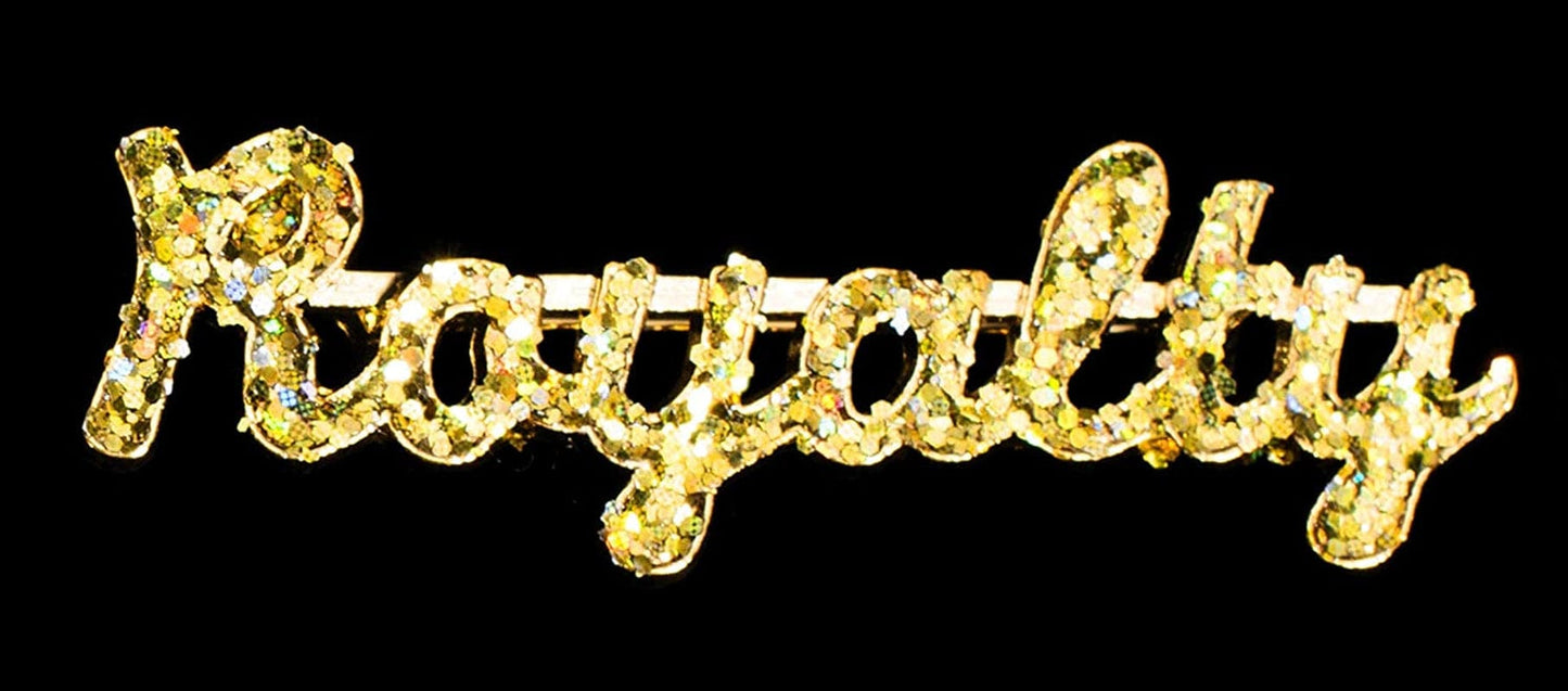 Anderson'S Gold Prom Royalty Sash Set, 2 Sashes and 2 Gold Royalty Pins Apparel & Accessories > Clothing Accessories > Sashes Anderson's