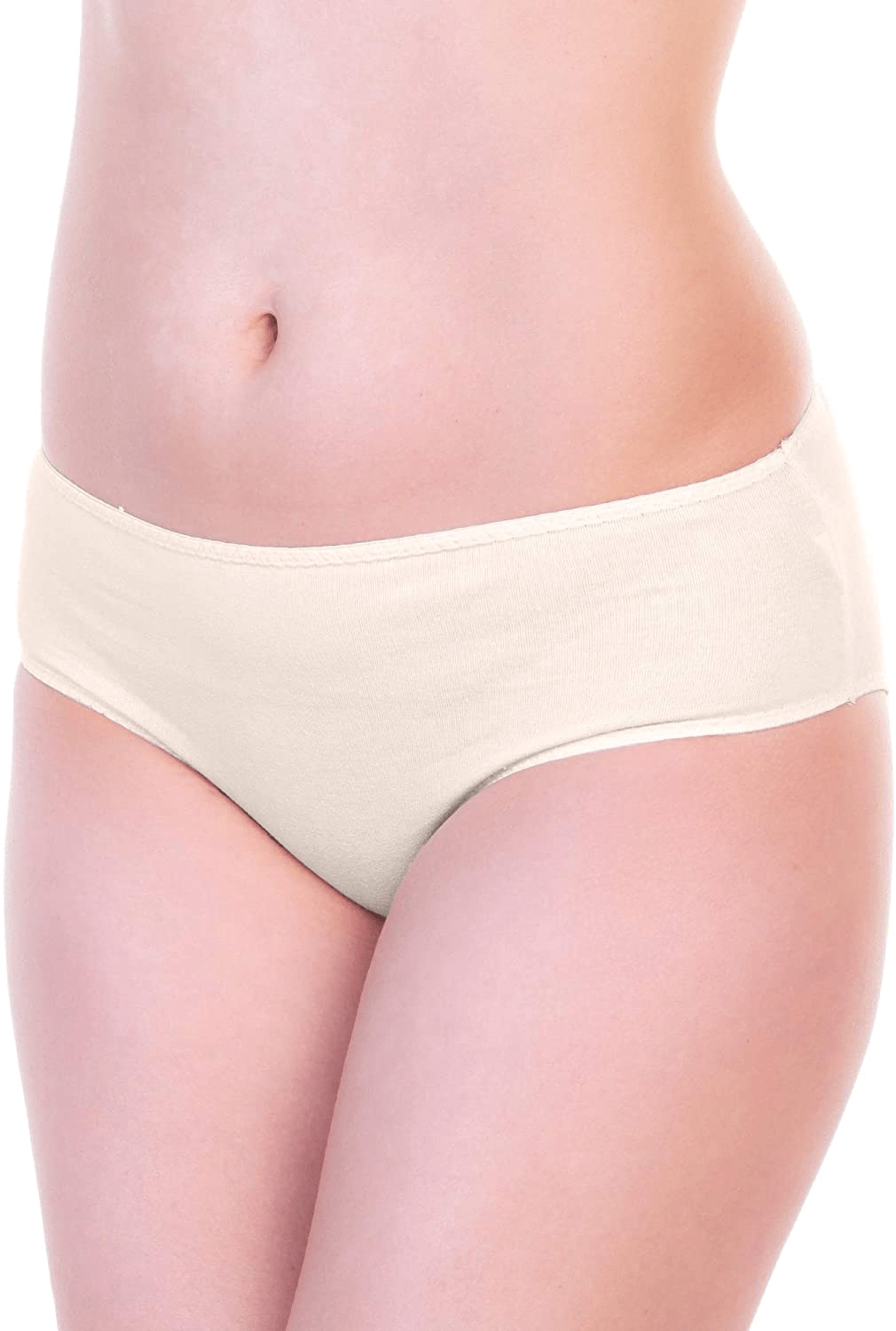 Angelina Women'S Assorted Printed Cotton Hiphuggers Hipster Panties (6-Pack) Apparel & Accessories > Clothing > Underwear & Socks > Underwear Angelina 6-pack Dark Plain Solid 12-14