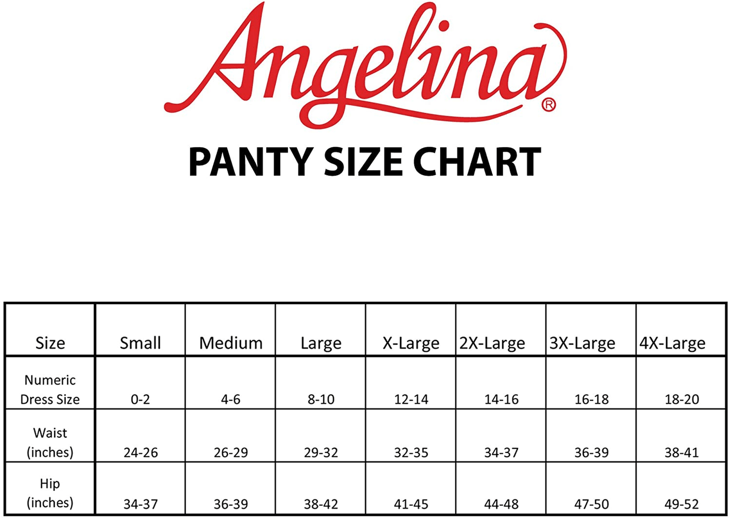 Angelina Women'S Assorted Printed Cotton Hiphuggers Hipster Panties (6-Pack) Apparel & Accessories > Clothing > Underwear & Socks > Underwear Angelina